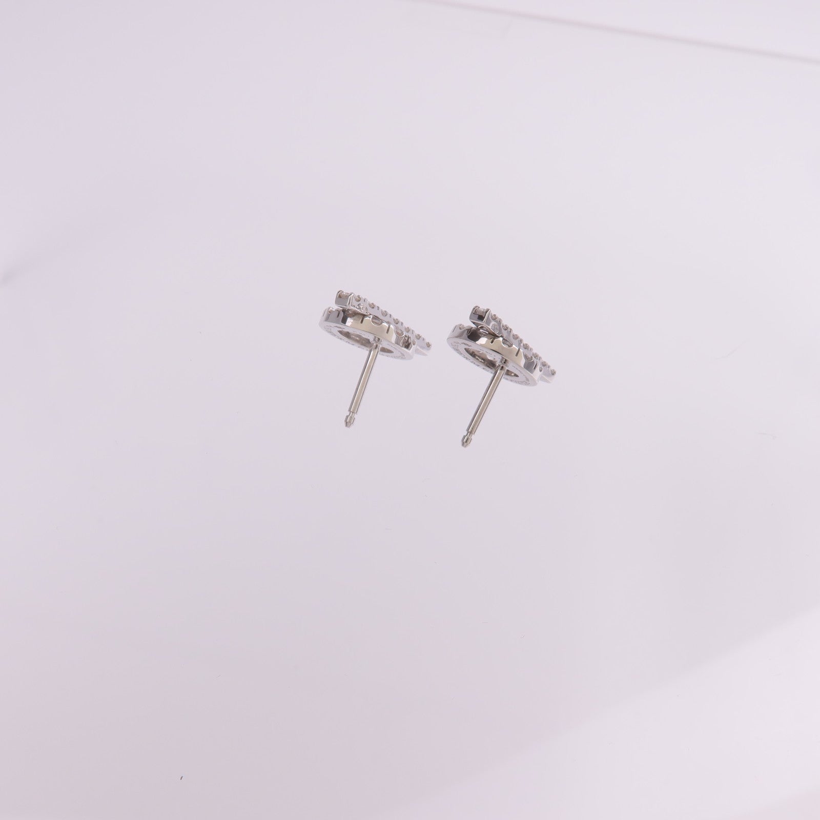 HERMES 18K白金Finesse Earrings鑽石耳環