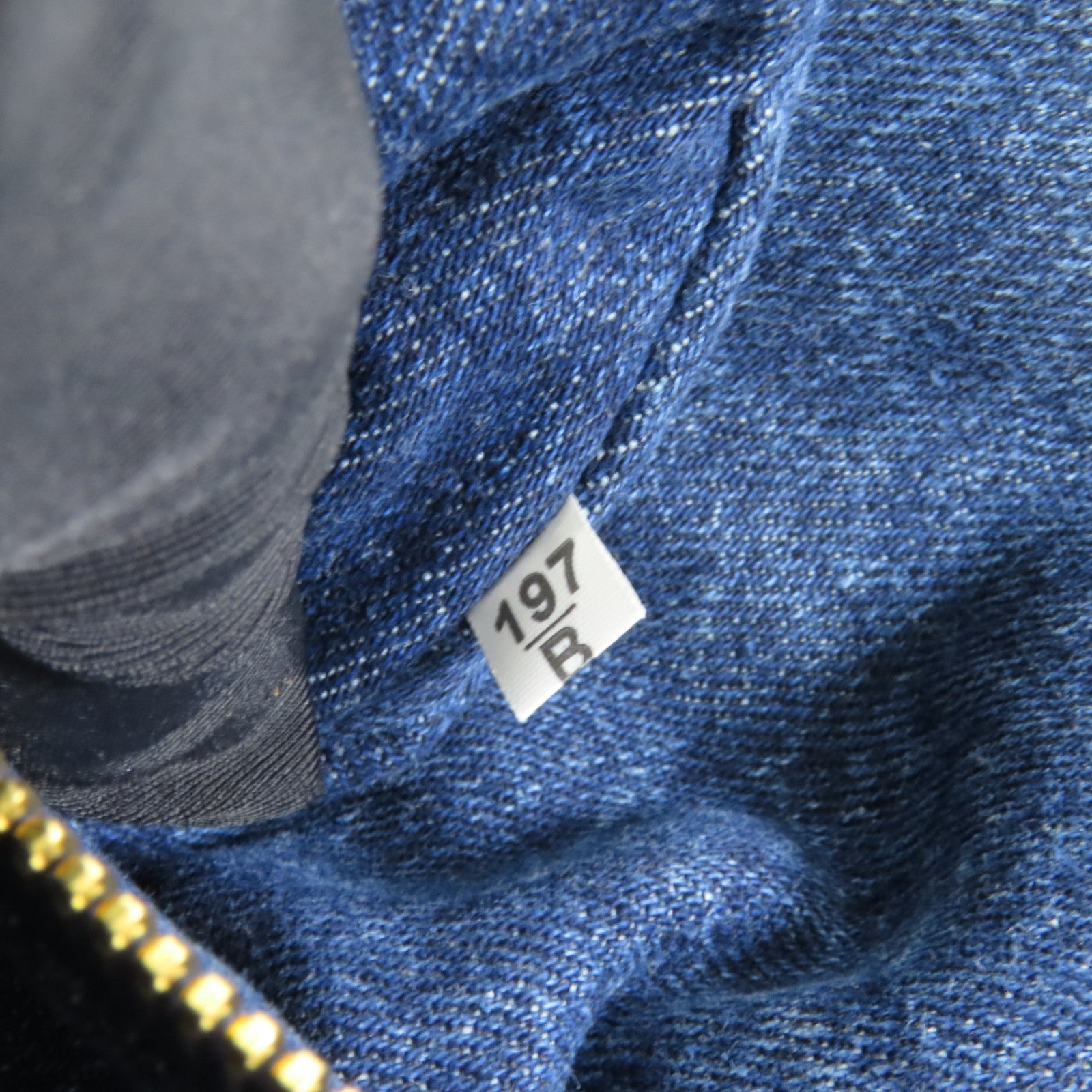 PRADA Denim Canapa Tote L金扣手挽袋