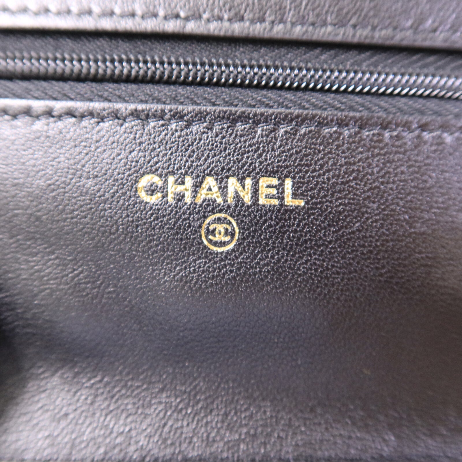 CHANEL 羊皮皮革WOC Wallet On Chain鏈帶肩背袋