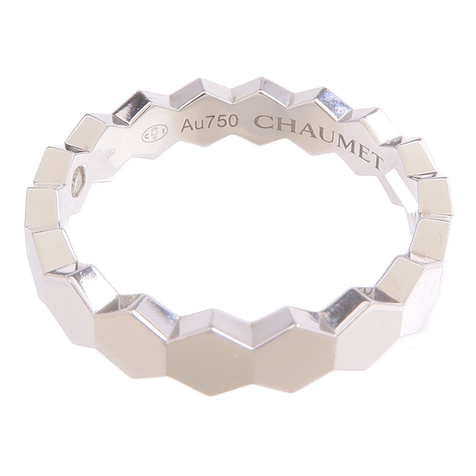 Chaumet 18K白金Bee De Chaumet 1 Diamond Ring鑽石戒指