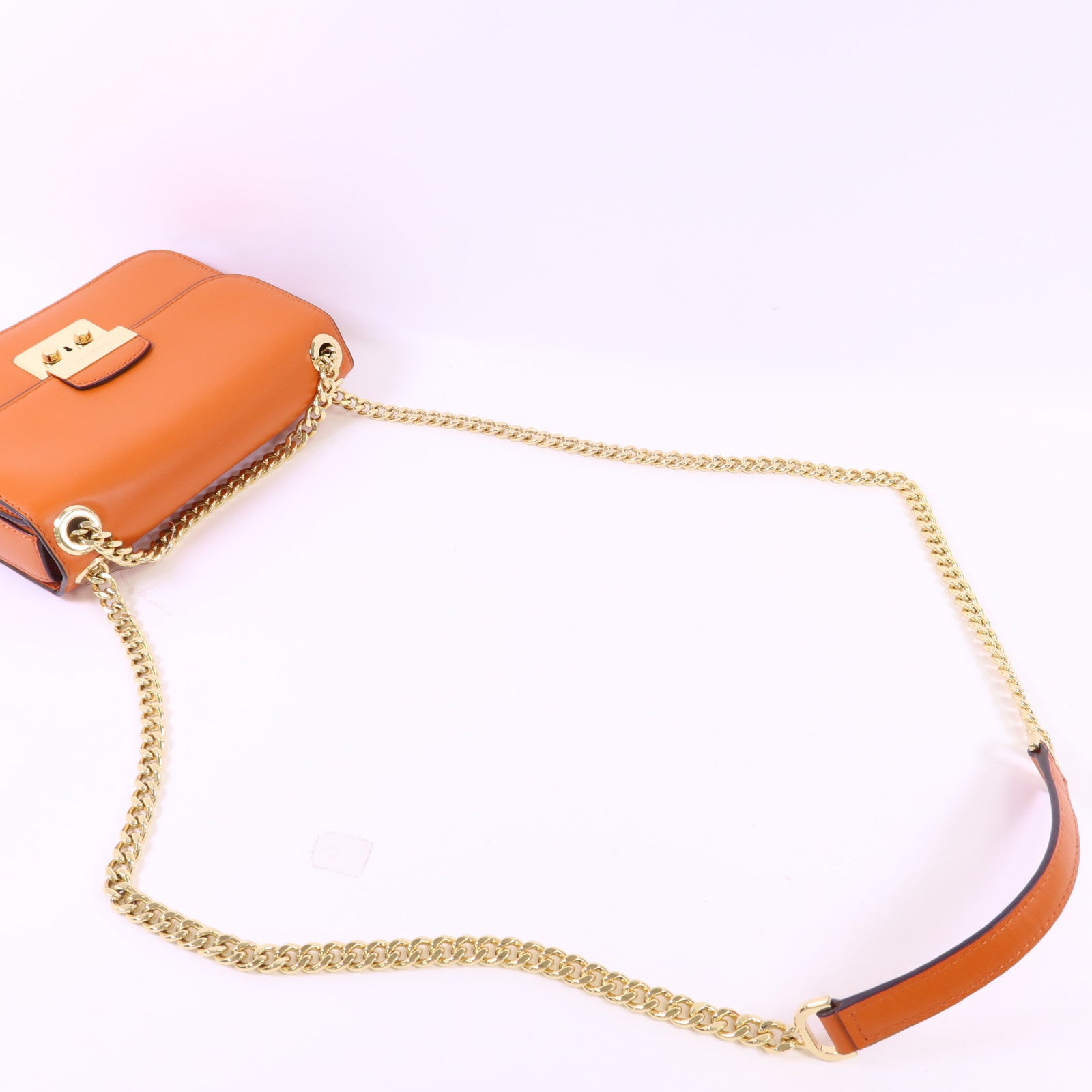 Michael Kors 牛皮皮革Chain Shoulder Bag金扣鏈帶肩背袋