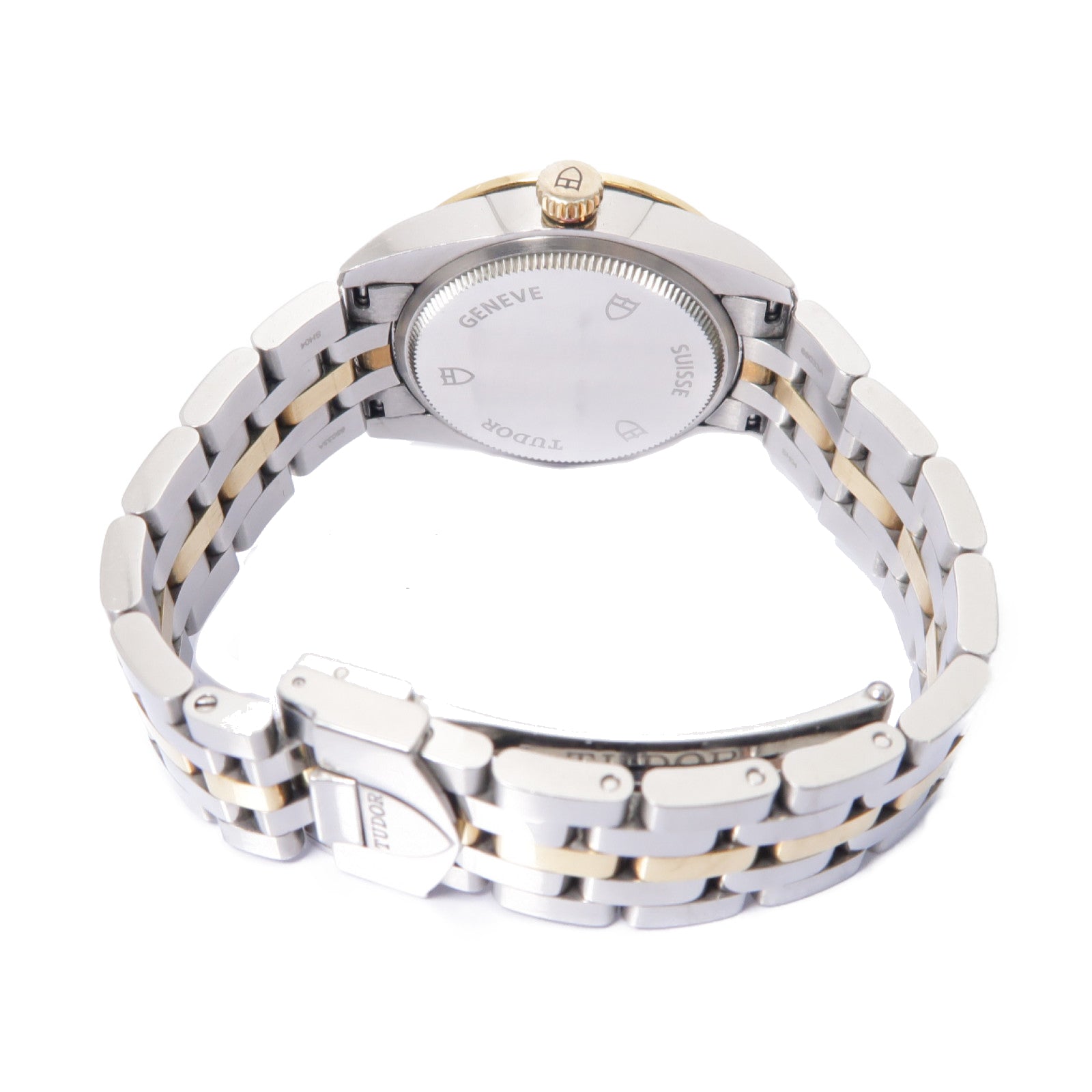 TUDOR Glamour Date18K黃金/不鏽鋼手錶自動機芯金色