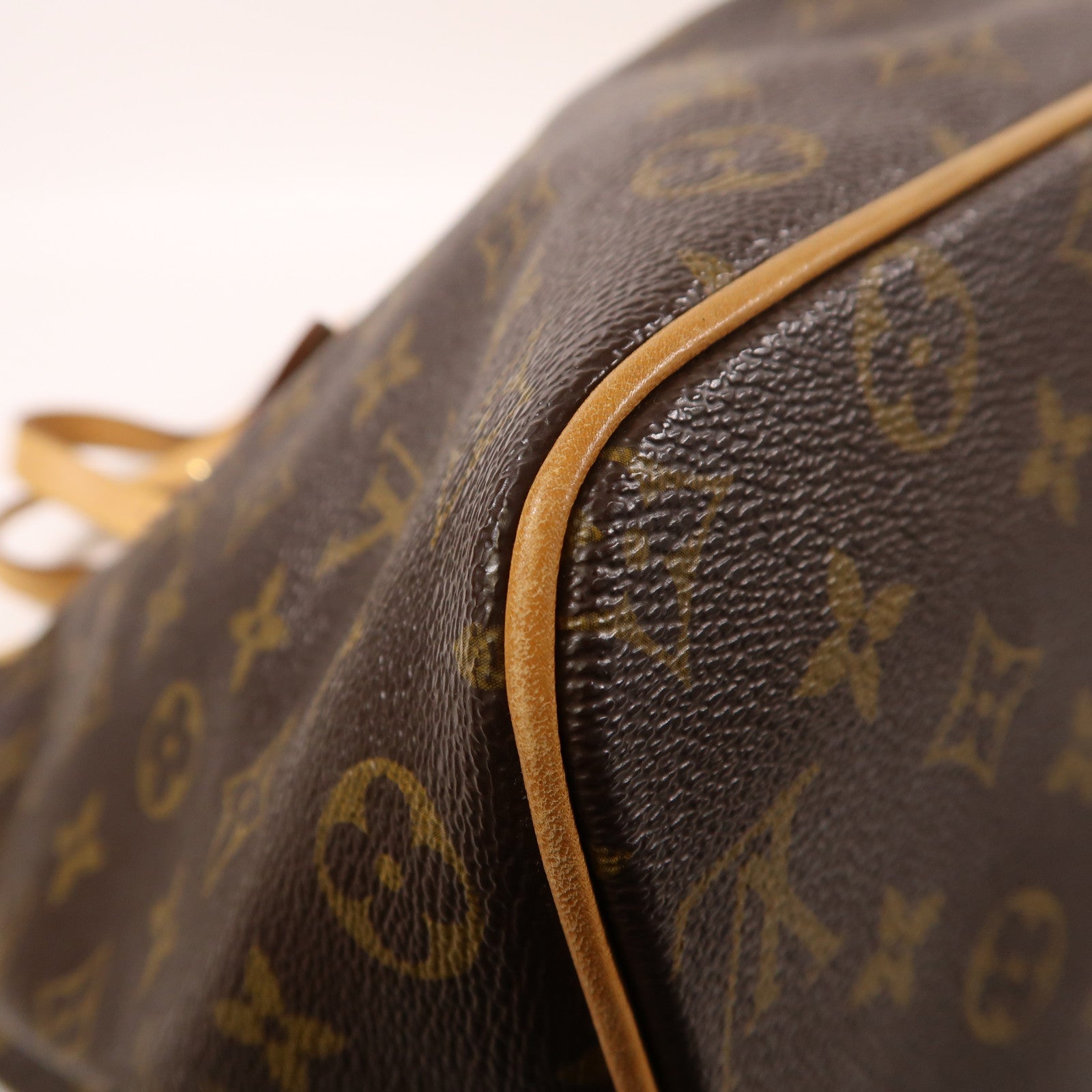 LOUIS VUITTON Monogram Palermo GM金扣手挽肩背兩用袋棕色