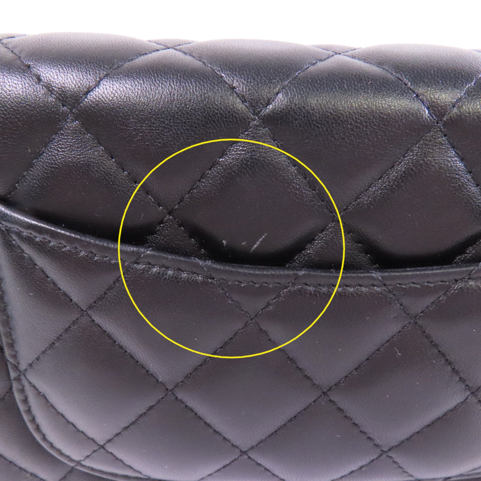 CHANEL 【激減優惠】羊皮皮革WOC Wallet On Chain金扣鏈帶肩背袋