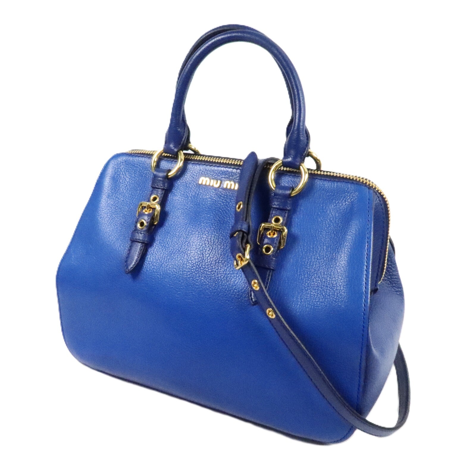 Miu Miu 牛皮皮革2 Way Shoulder Bag手挽肩背兩用袋