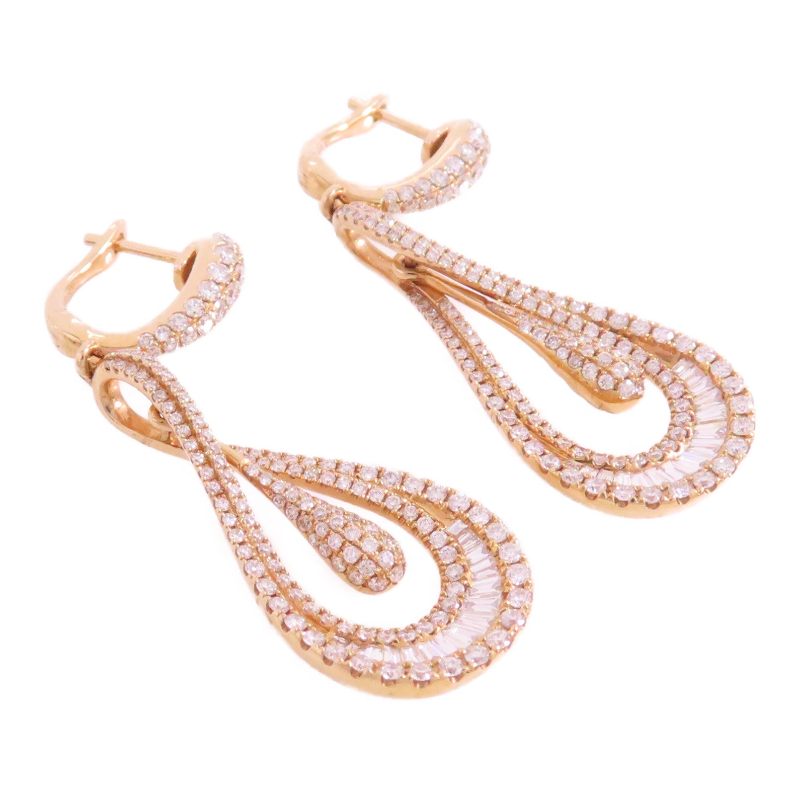 JEWELRY 【激減優惠】18K玫瑰金/鑽石Diamond Earrings耳環