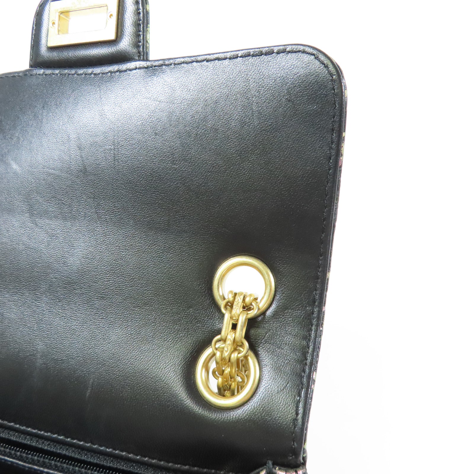 CHANEL 牛皮皮革2.55 Mini金扣鏈帶肩背袋