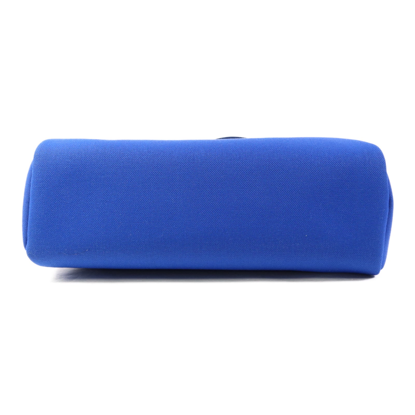 HERMES【激減優惠】 帆布Herbag PM銀扣手挽肩背兩用袋Bleu Billard