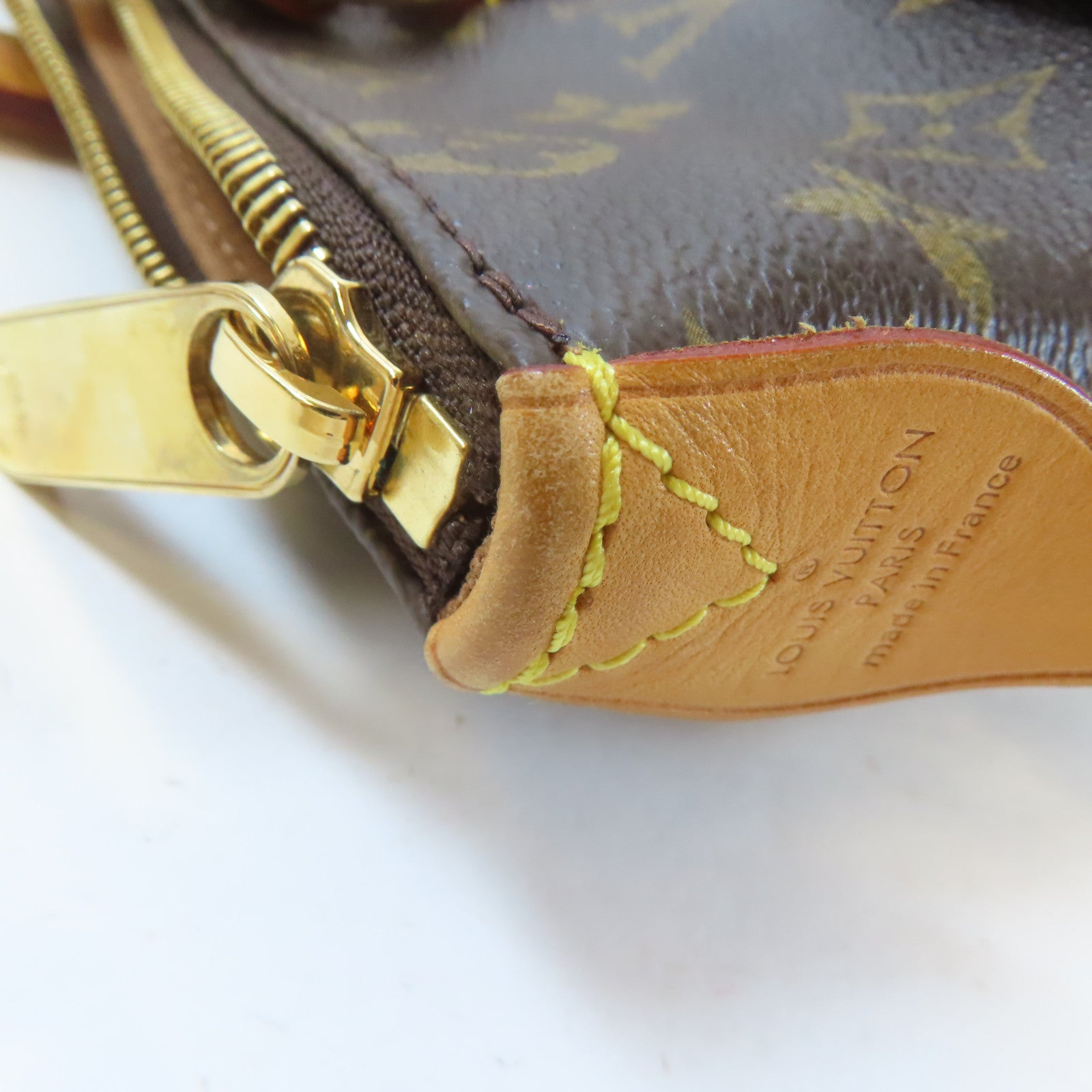 LOUIS VUITTON Monogram Totally PM金扣手挽袋啡色