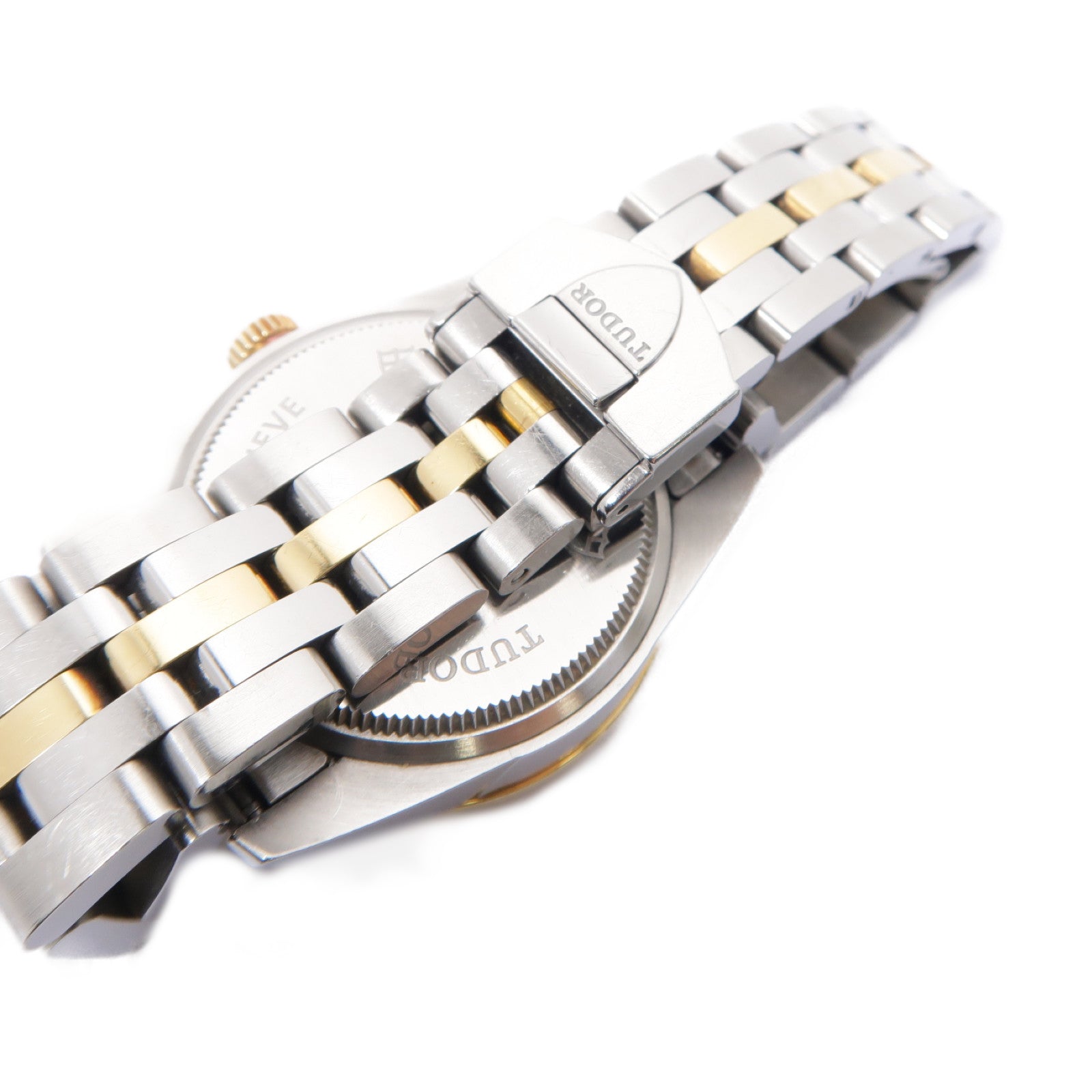 TUDOR Glamour Date18K黃金/不鏽鋼手錶自動機芯金色