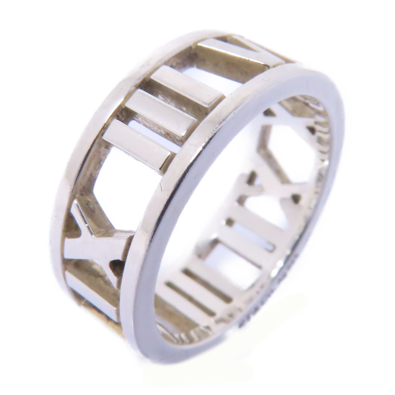 TIFFANY＆CO 925純銀Atlas Ring戒指US#5
