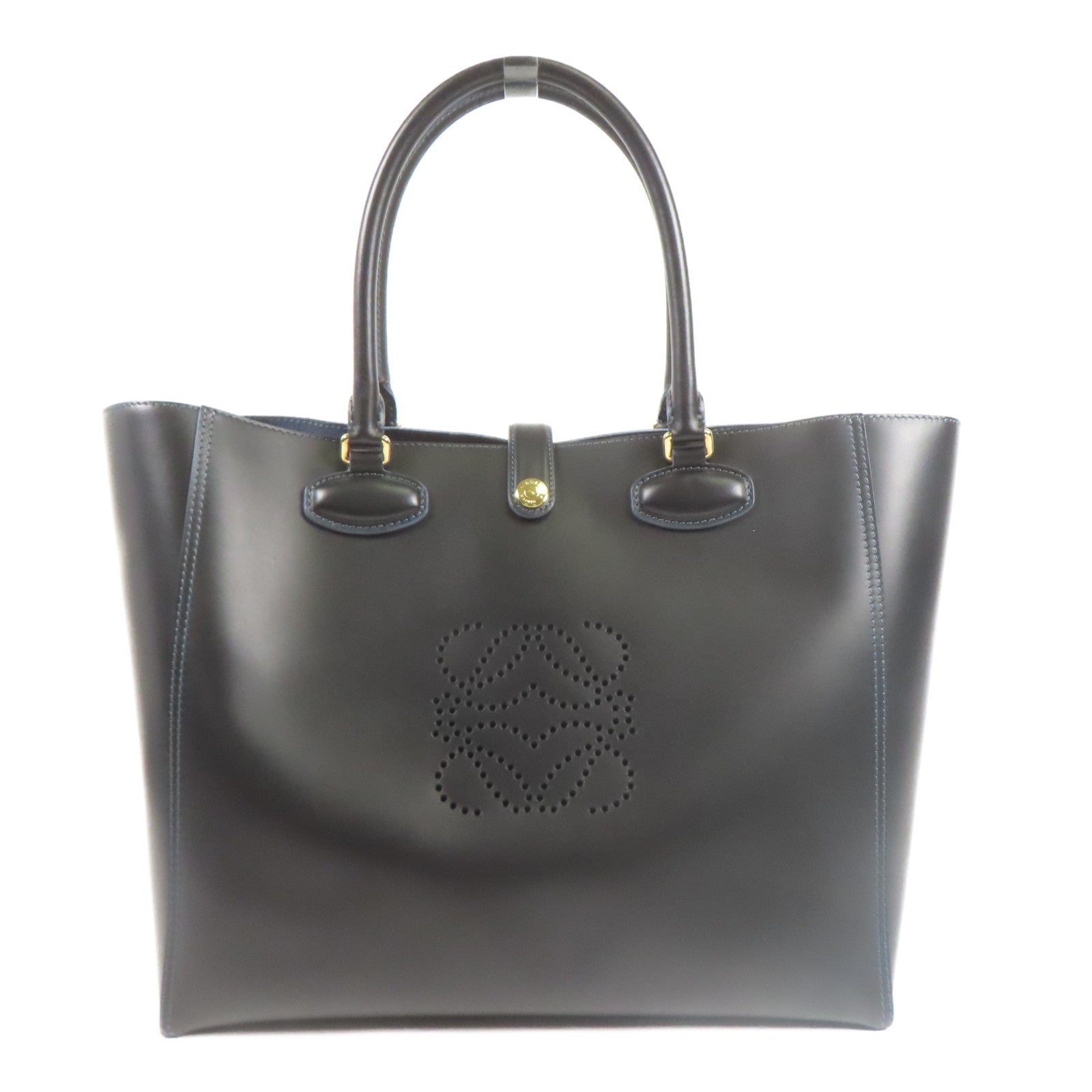 LOEWE 牛皮皮革Shoulder Bag金扣肩背袋