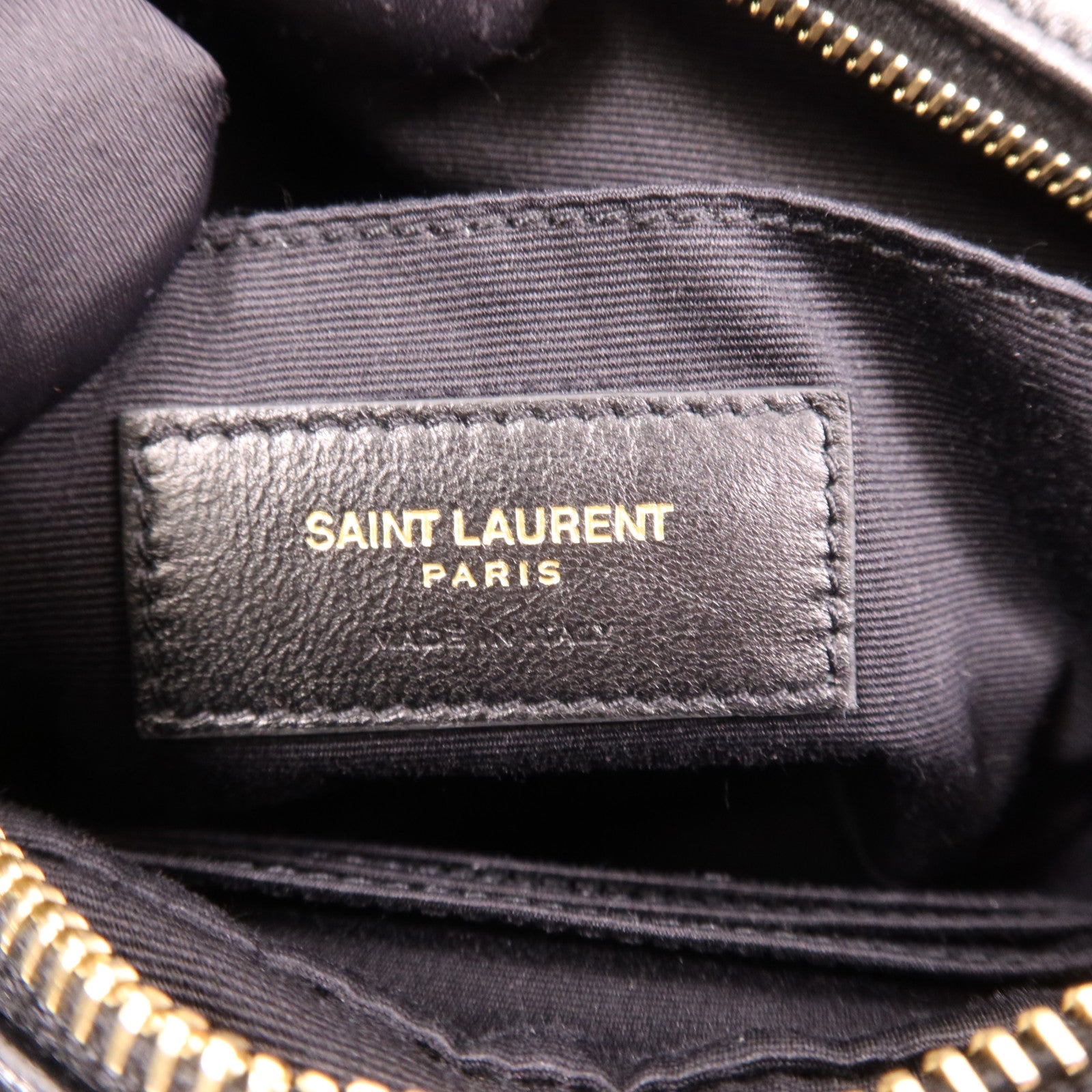 YVES SAINT LAURENT 牛皮皮革Waist Bag金扣腰包