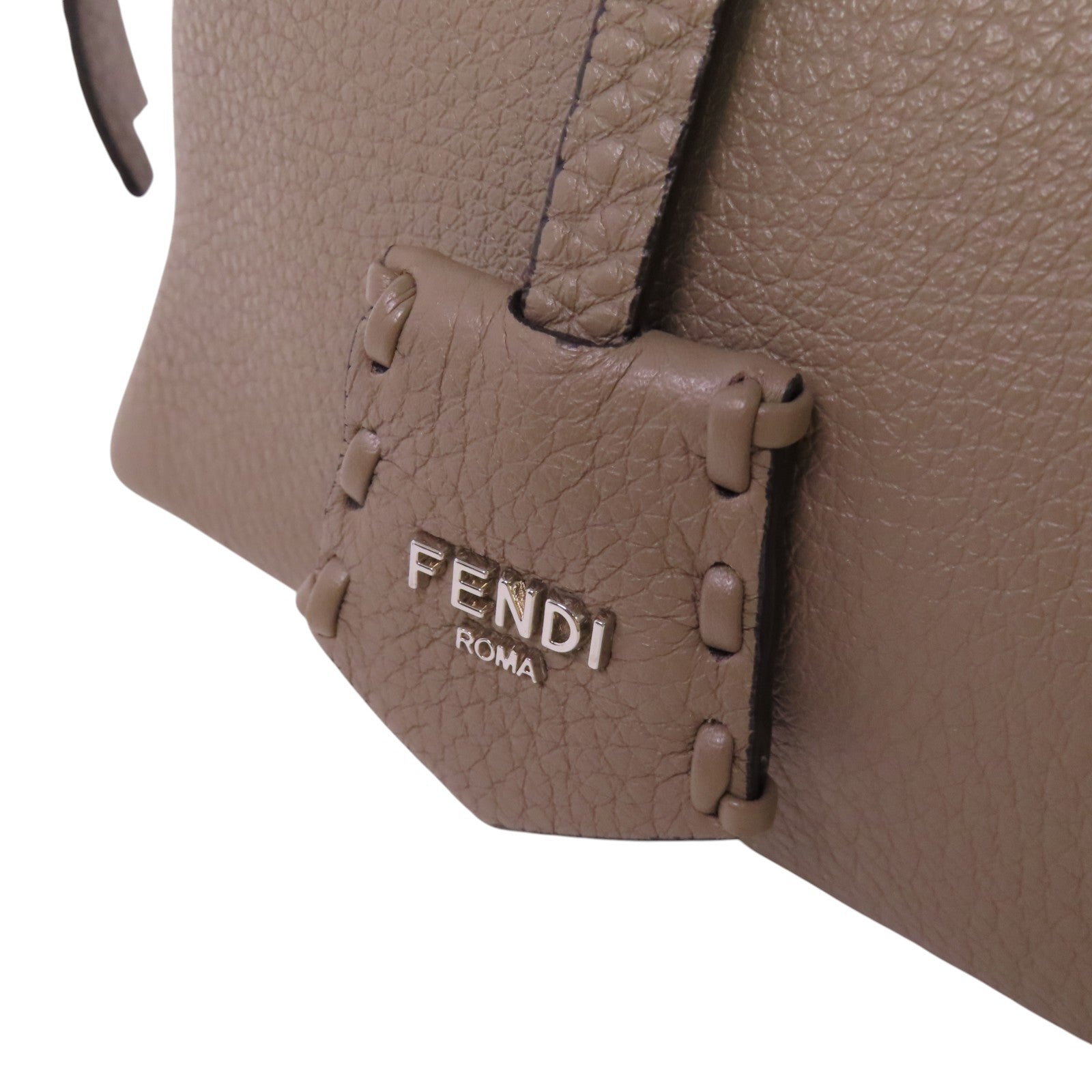 FENDI 【激減優惠】牛皮皮革By The Way Mini銀扣手挽肩背兩用袋