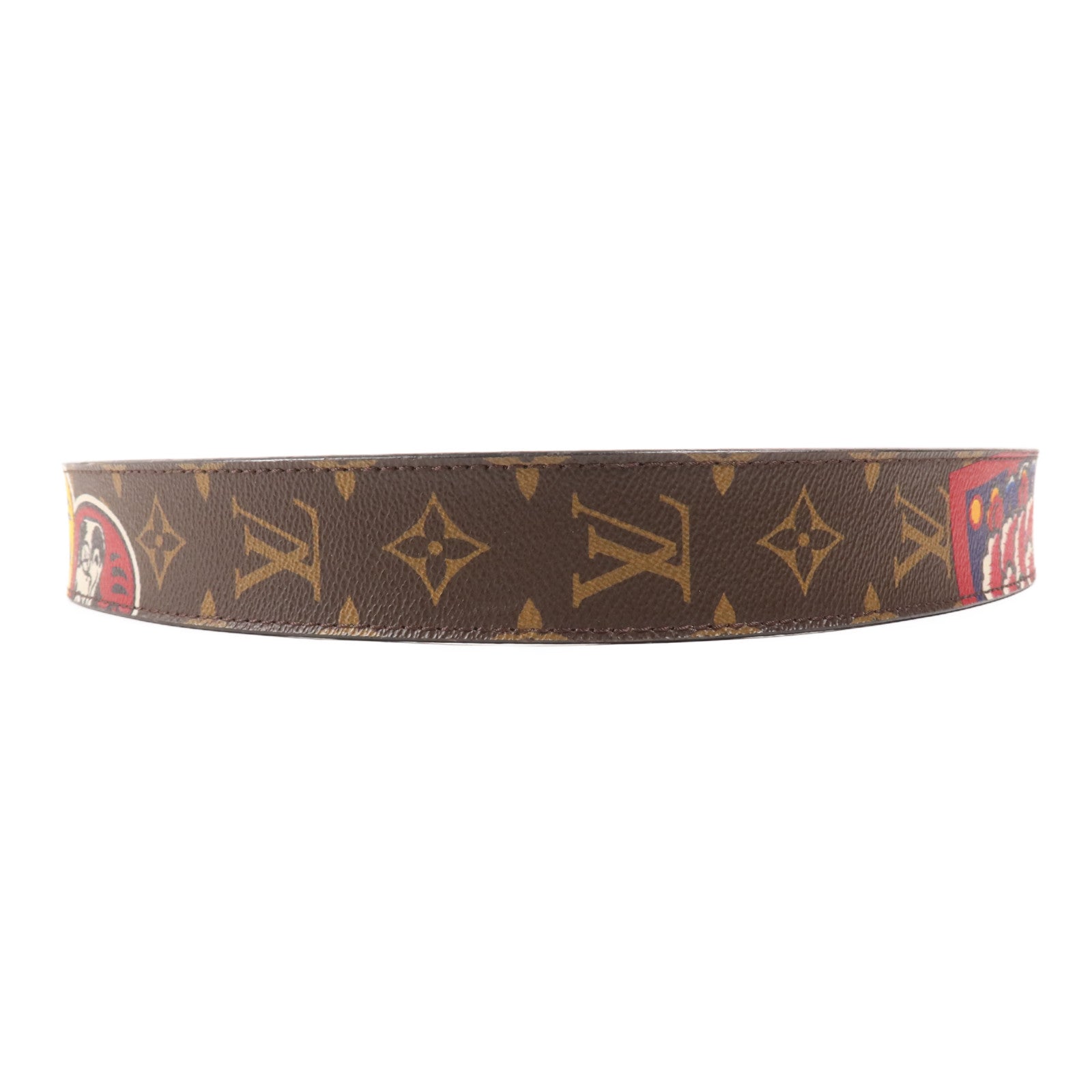 LOUIS VUITTON Monogram Strap金扣肩背帶