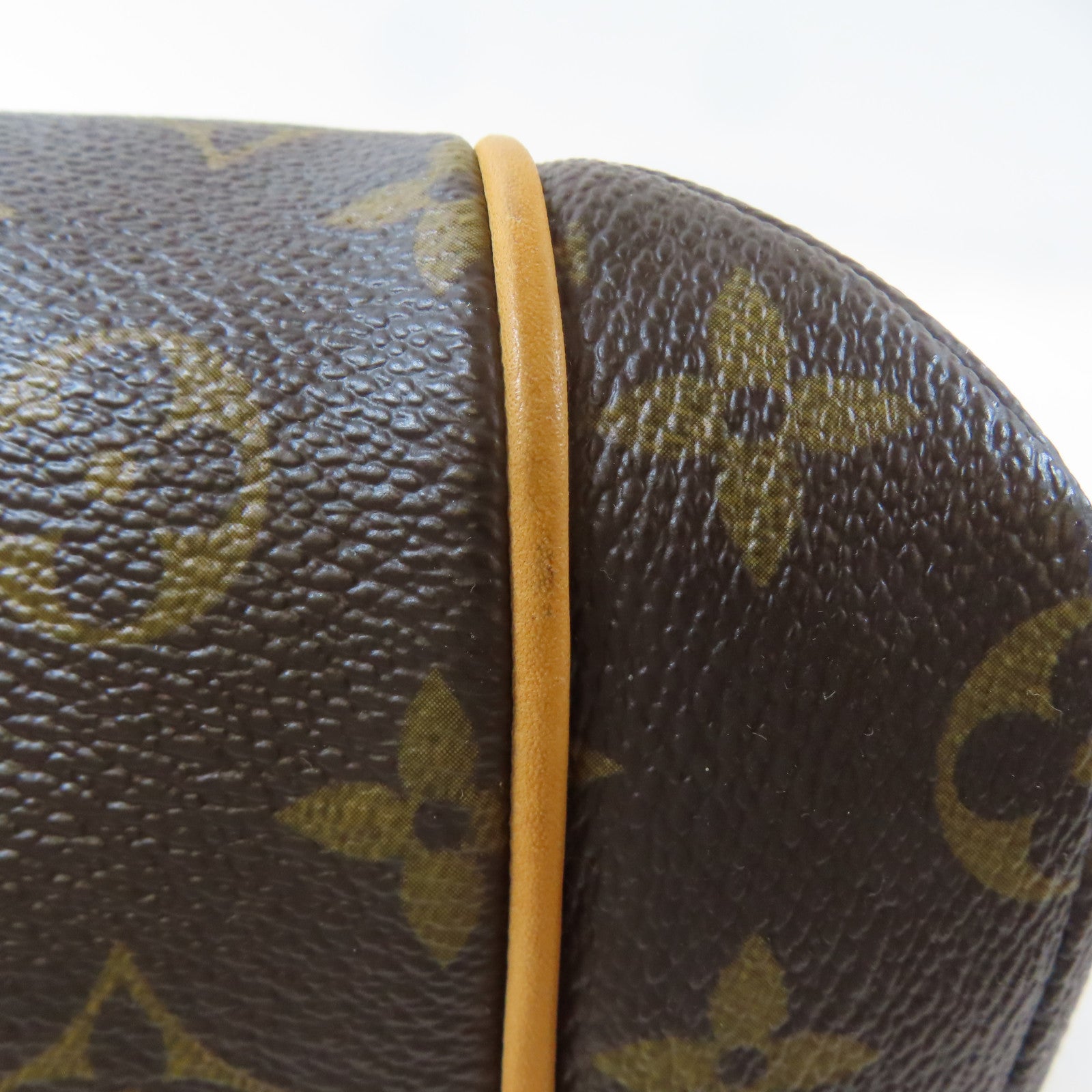 LOUIS VUITTON Monogram Totally PM金扣手挽袋啡色