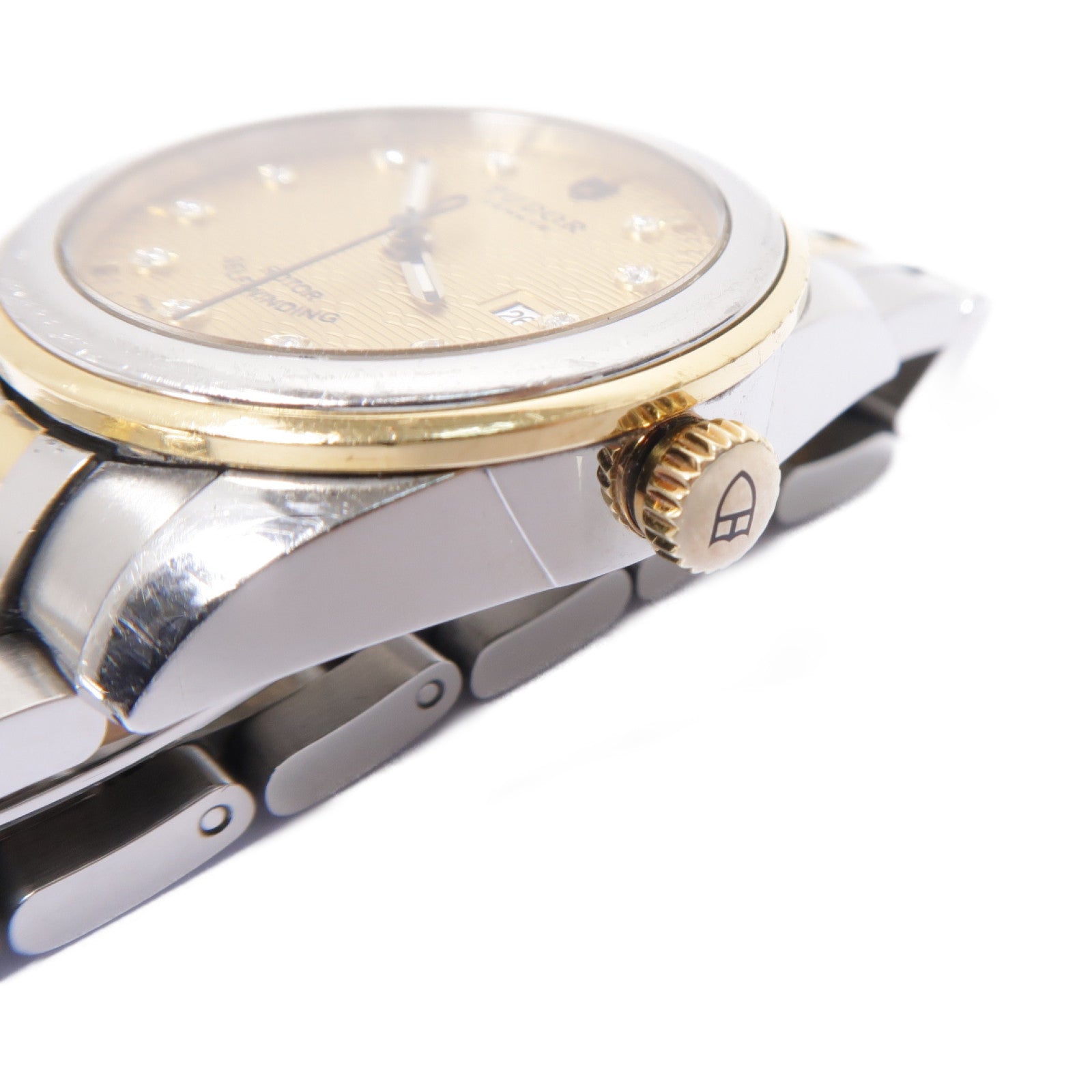 TUDOR Glamour Date18K黃金/不鏽鋼手錶自動機芯金色