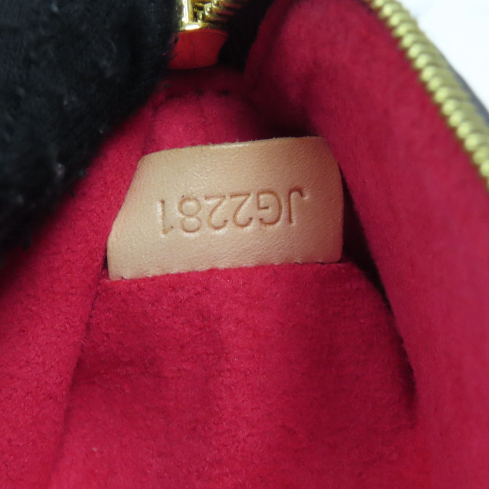 LOUIS VUITTON Monogram Hollywood X mas Eizabeth金扣筆袋彩色/粉紅色/啡色