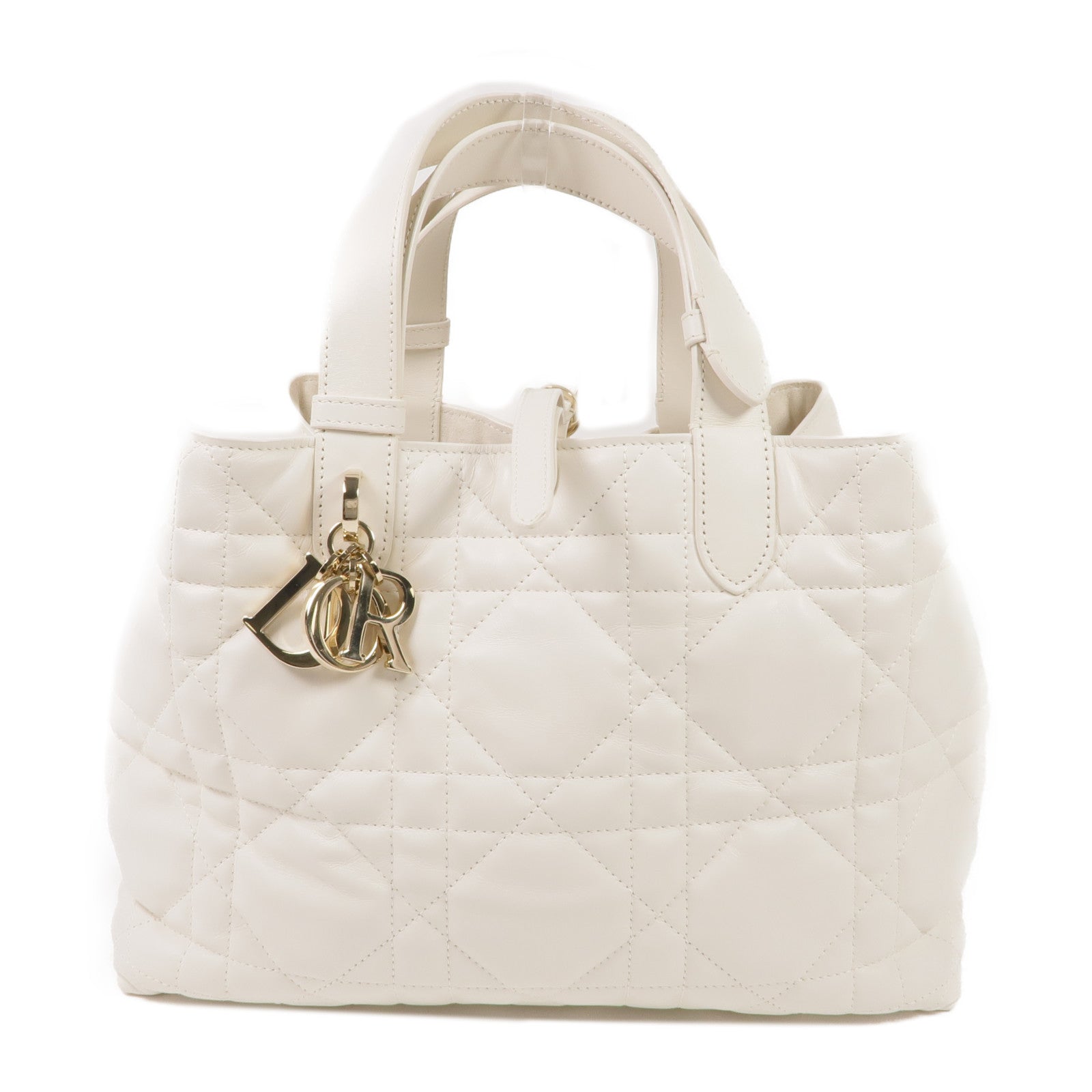 Dior 羊皮皮革Toujours金扣手挽袋