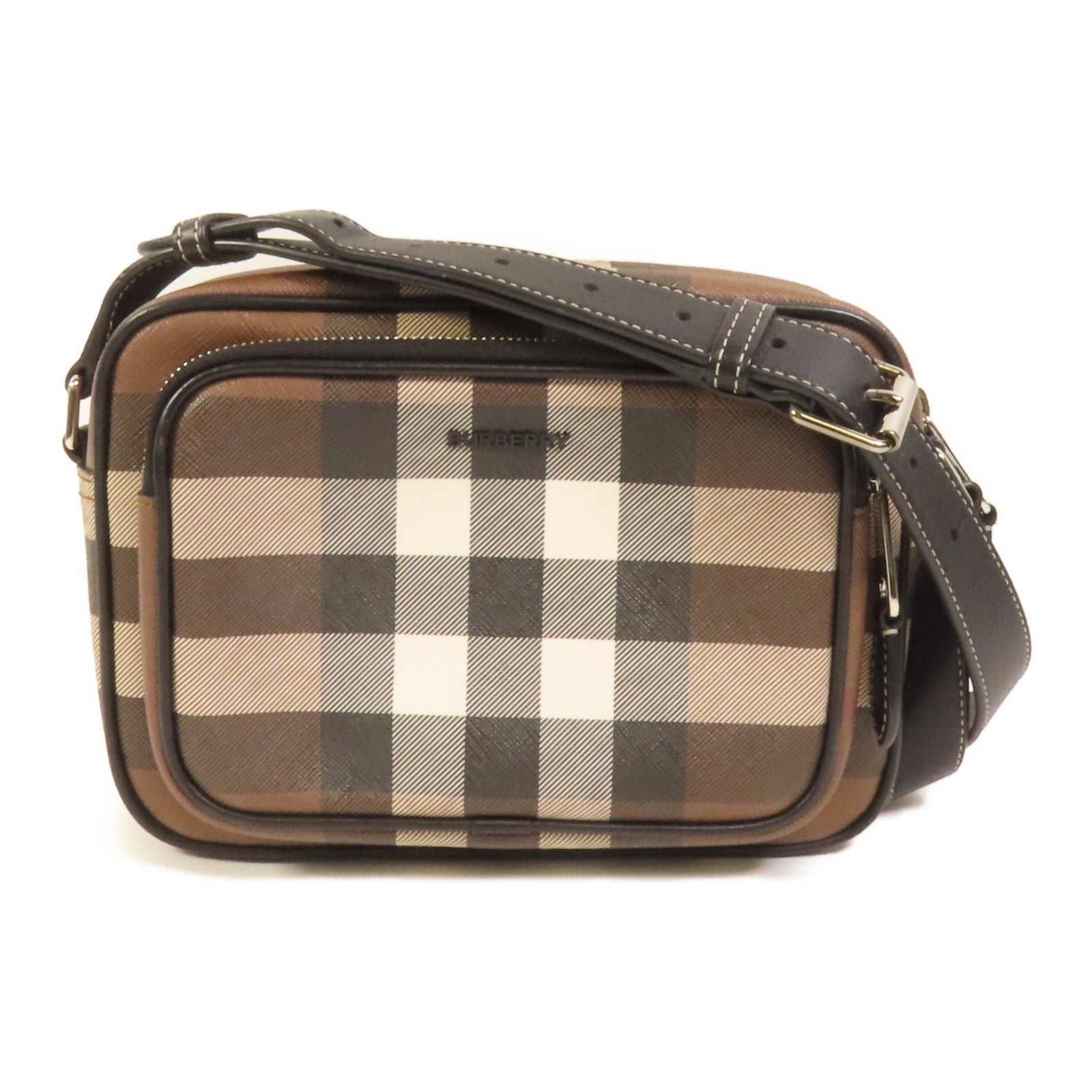 BURBERRY 塗層帆布Shoulder Bag肩背袋