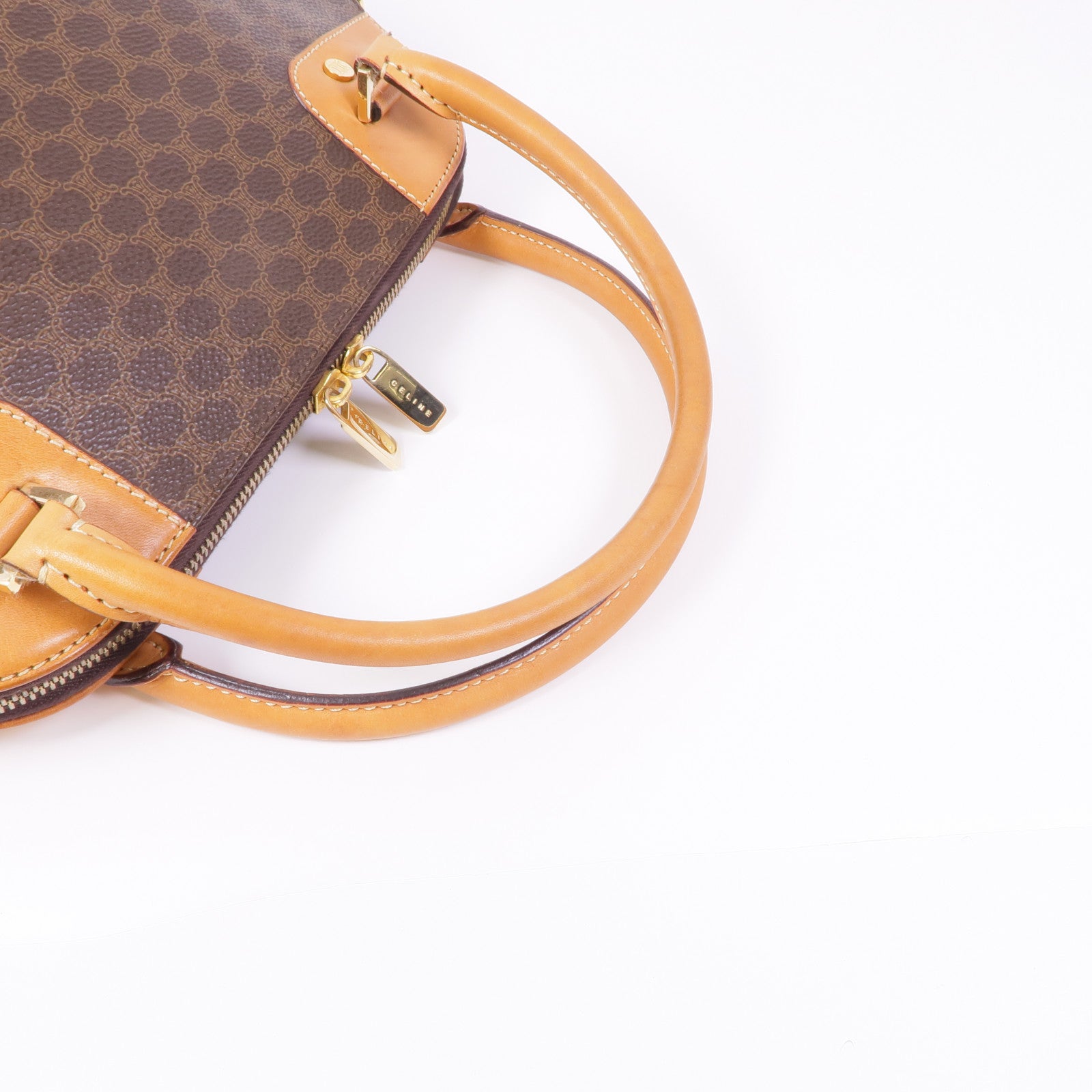 CELINE 帆布Hand Bag金扣手挽袋