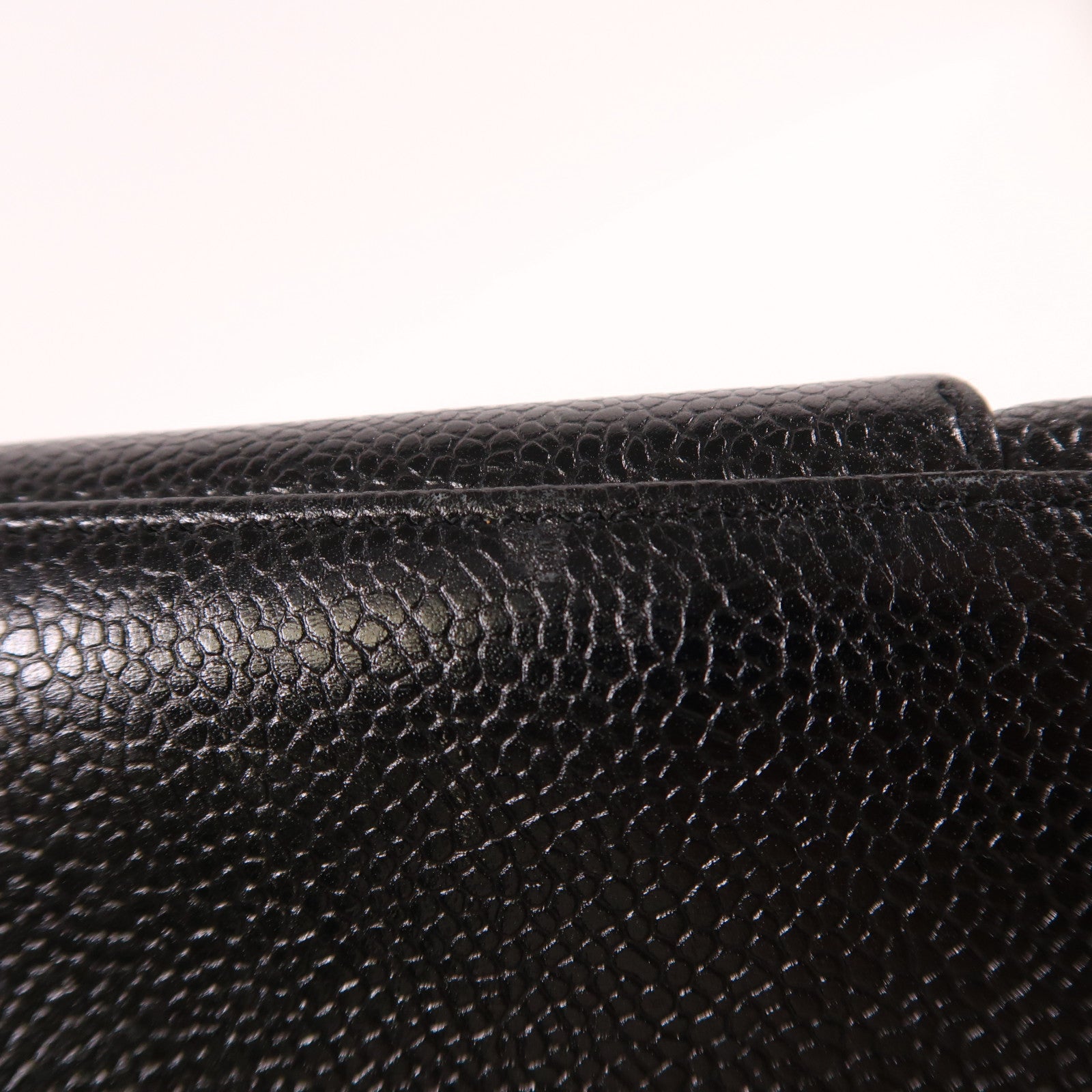 CHANEL 牛皮皮革Chain Shoulder Tote金扣肩背袋/手挽袋