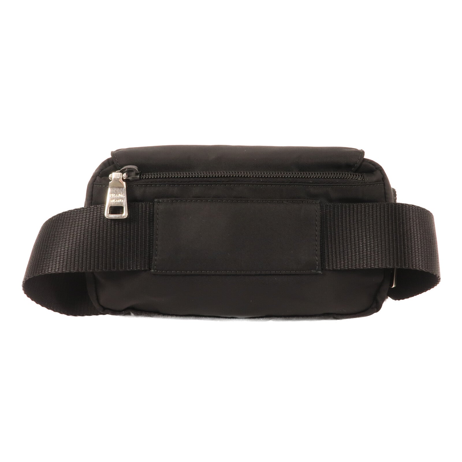 PRADA 尼龍Belt Bag銀扣腰包