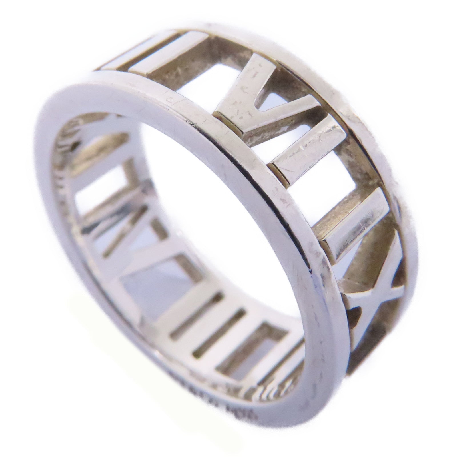 TIFFANY＆CO 925純銀Atlas Ring戒指US#5