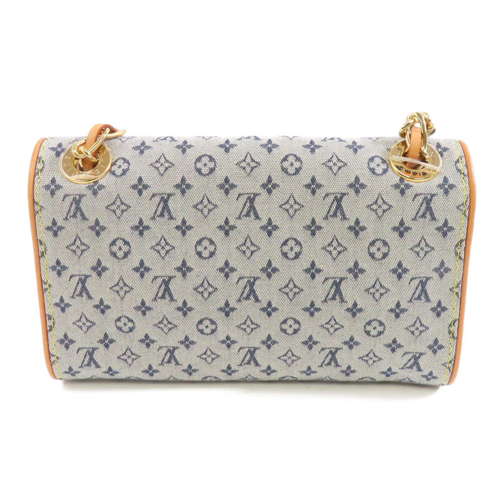 LOUIS VUITTON Monogram Mini Camille Bag金扣鏈帶肩背袋藍色