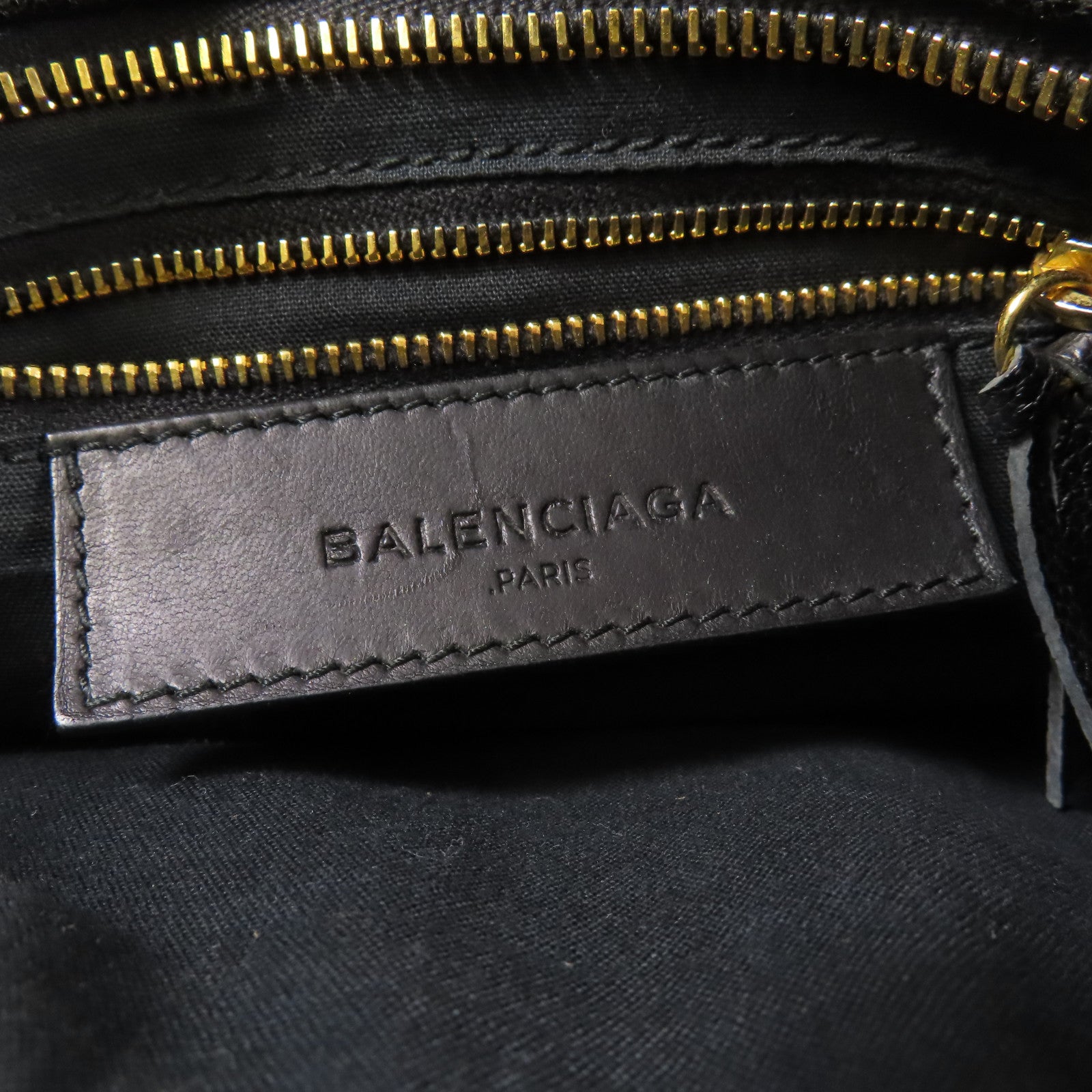 BALENCIAGA 牛皮皮革Mini City金扣手挽肩背兩用袋