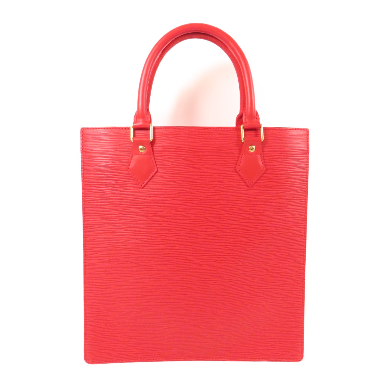 LOUIS VUITTON Epi Sac Plat PM金扣手挽袋