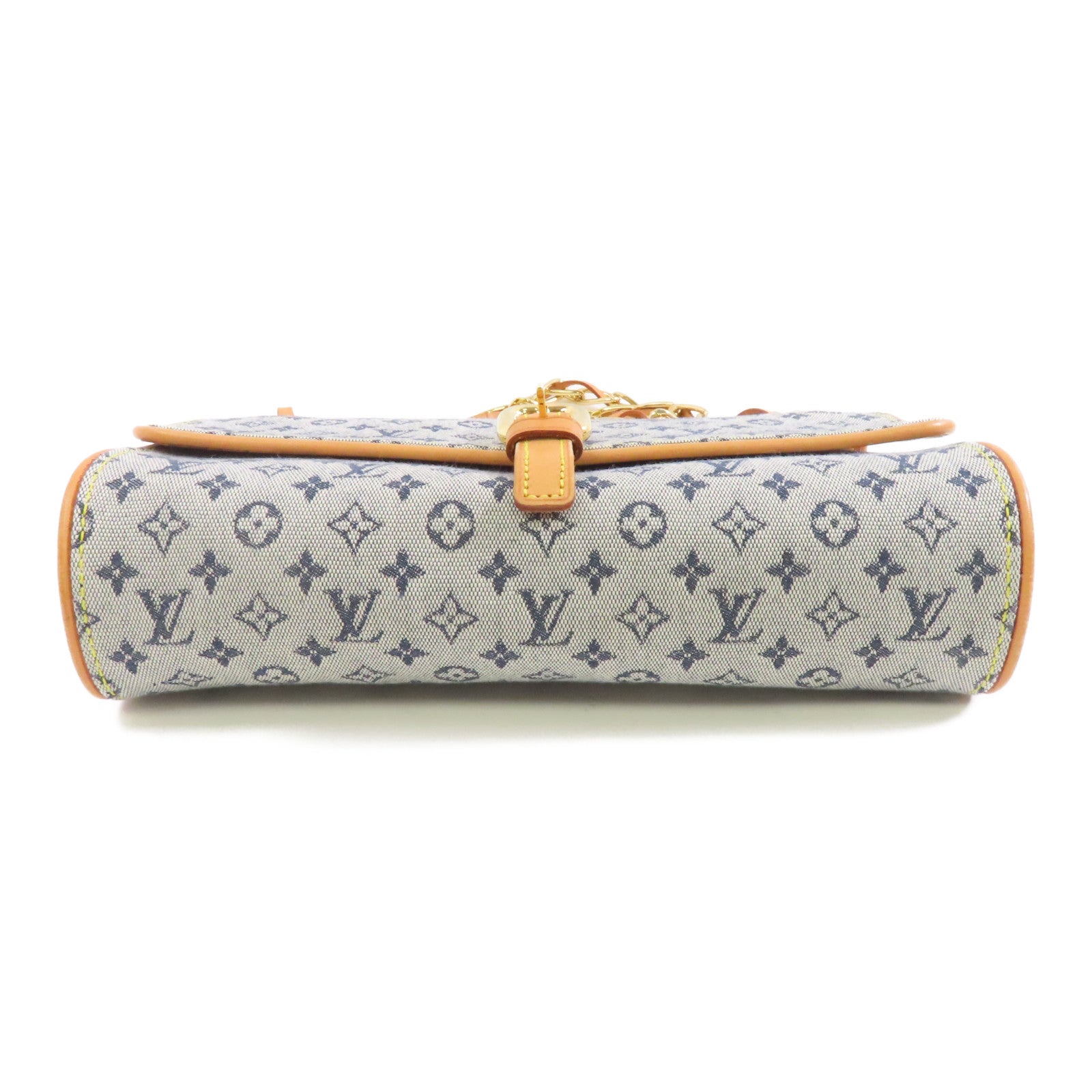 LOUIS VUITTON Monogram Mini Camille Bag金扣鏈帶肩背袋藍色