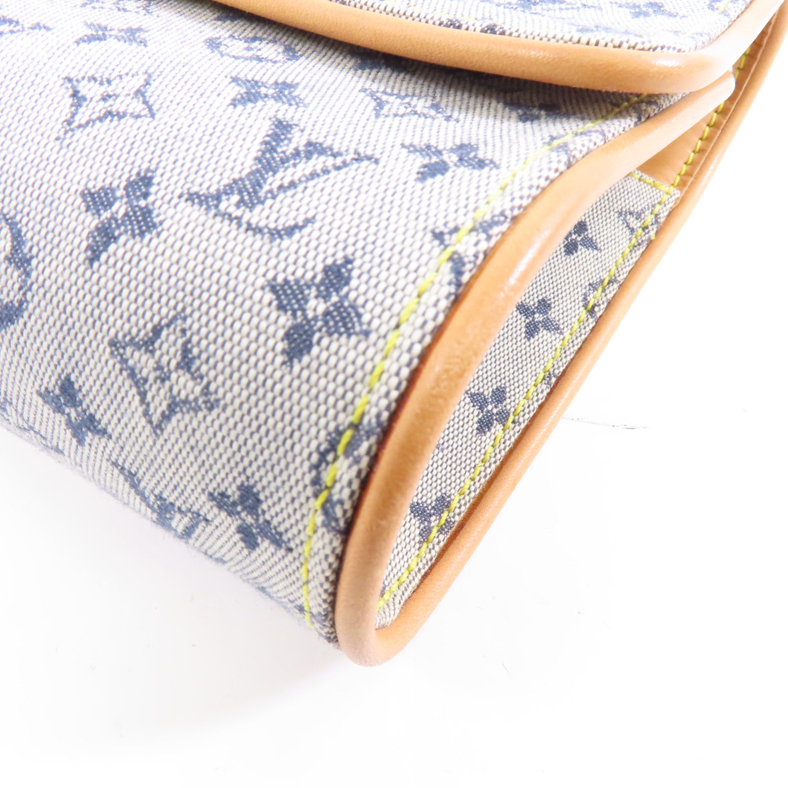 LOUIS VUITTON Monogram Mini Camille Bag金扣鏈帶肩背袋藍色