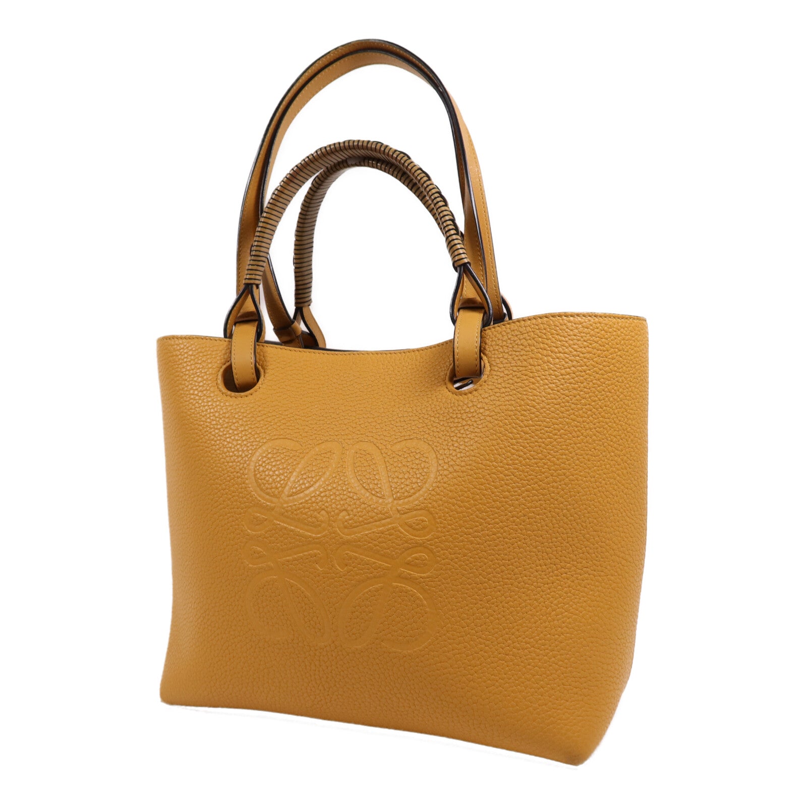 LOEWE 牛皮皮革Anagram Tote Bag手挽肩背兩用袋