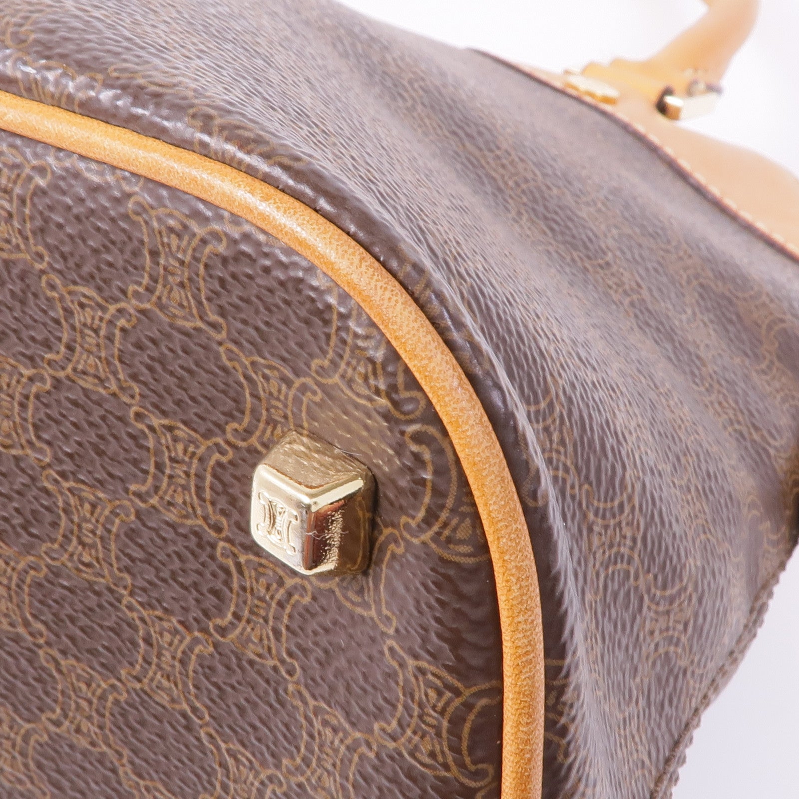 CELINE 帆布Hand Bag金扣手挽袋