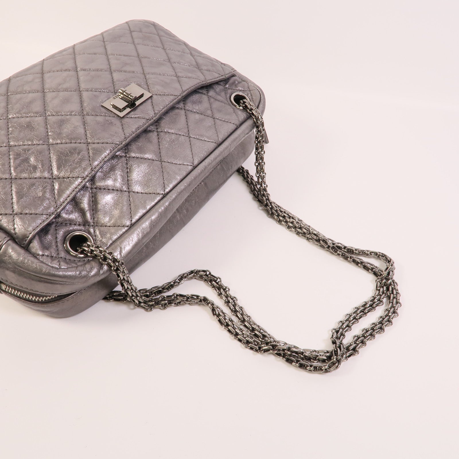 CHANEL 牛皮皮革2.55 Chain Shoulder肩背袋