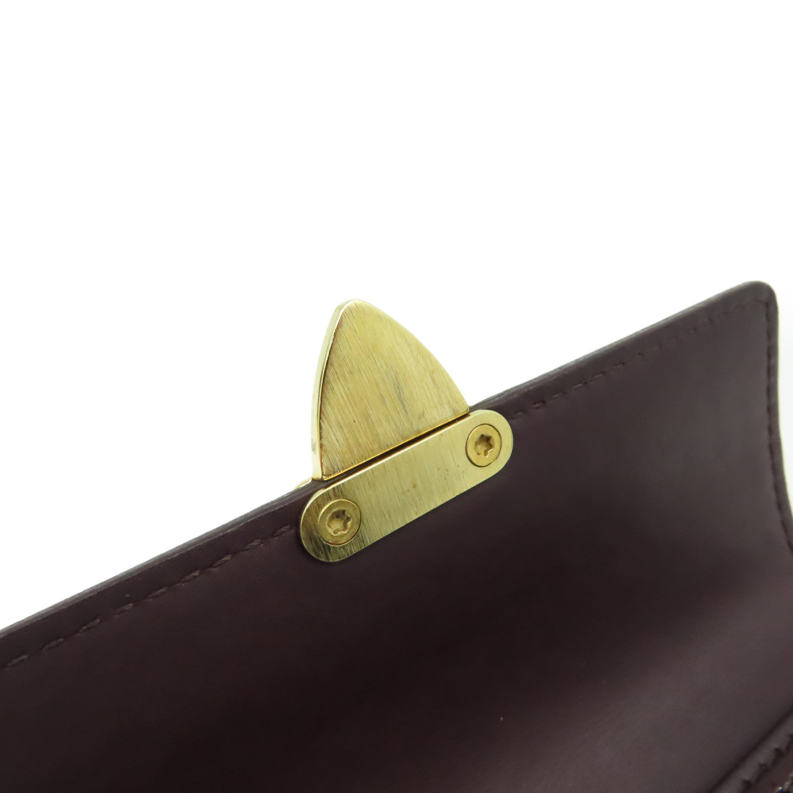 LOUIS VUITTON 【激減優惠】Monogram Vernis Koala Fold Wallet金扣錢包紅色