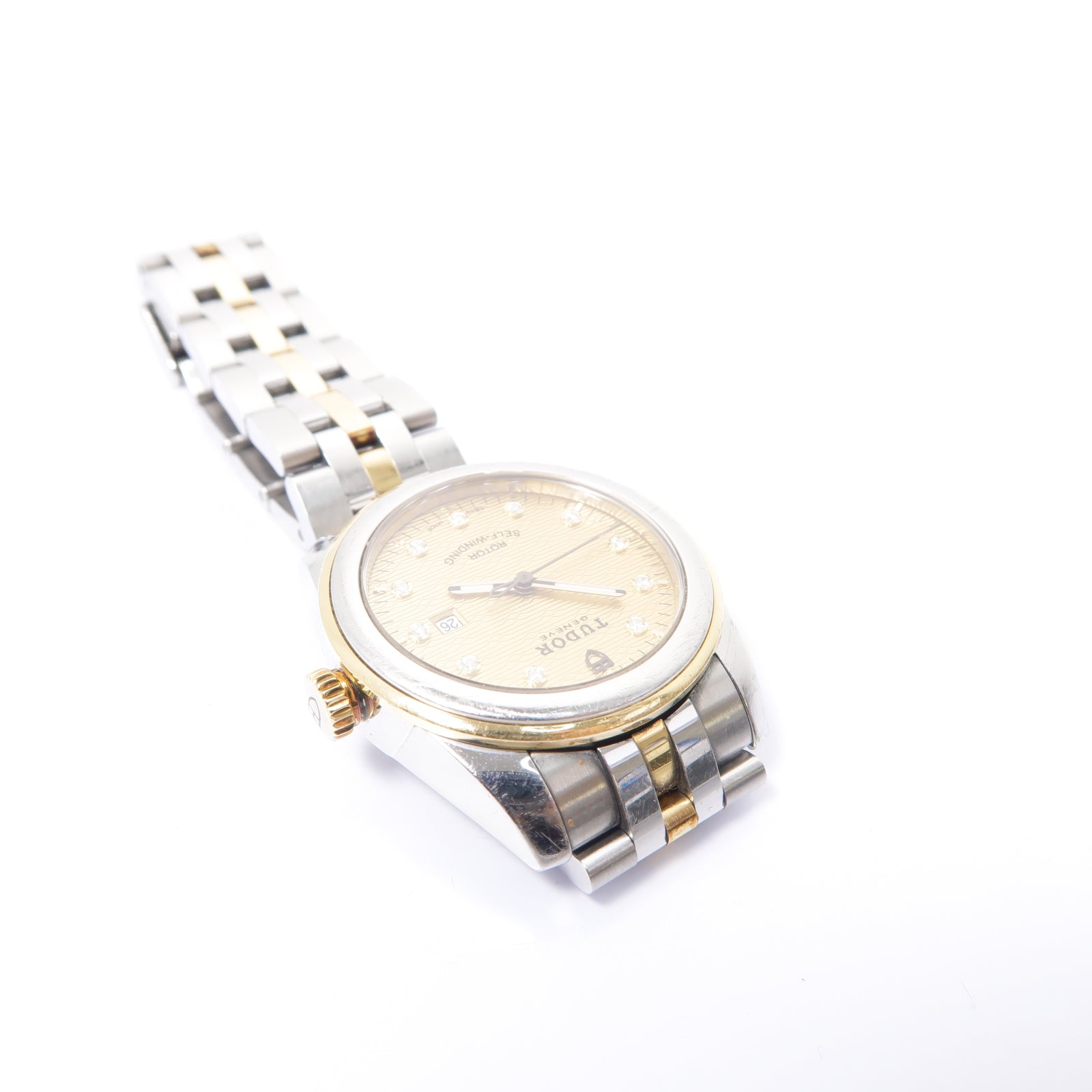TUDOR Glamour Date18K黃金/不鏽鋼手錶自動機芯金色