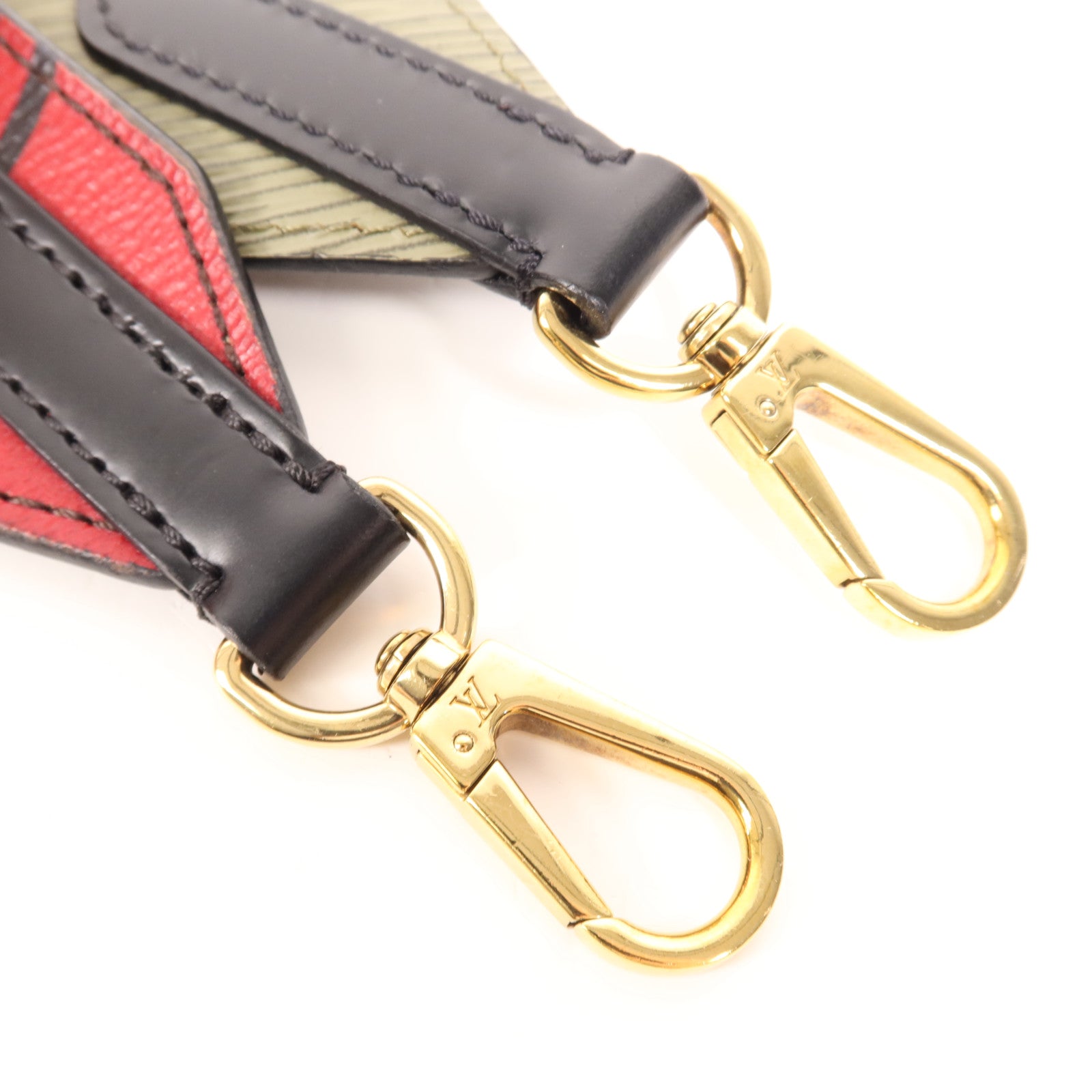 LOUIS VUITTON Monogram Strap金扣肩背帶