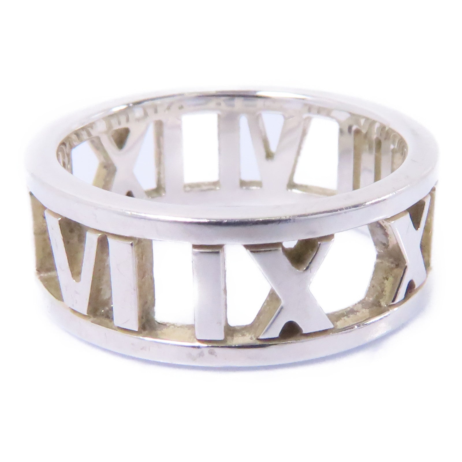 TIFFANY＆CO 925純銀Atlas Ring戒指US#5