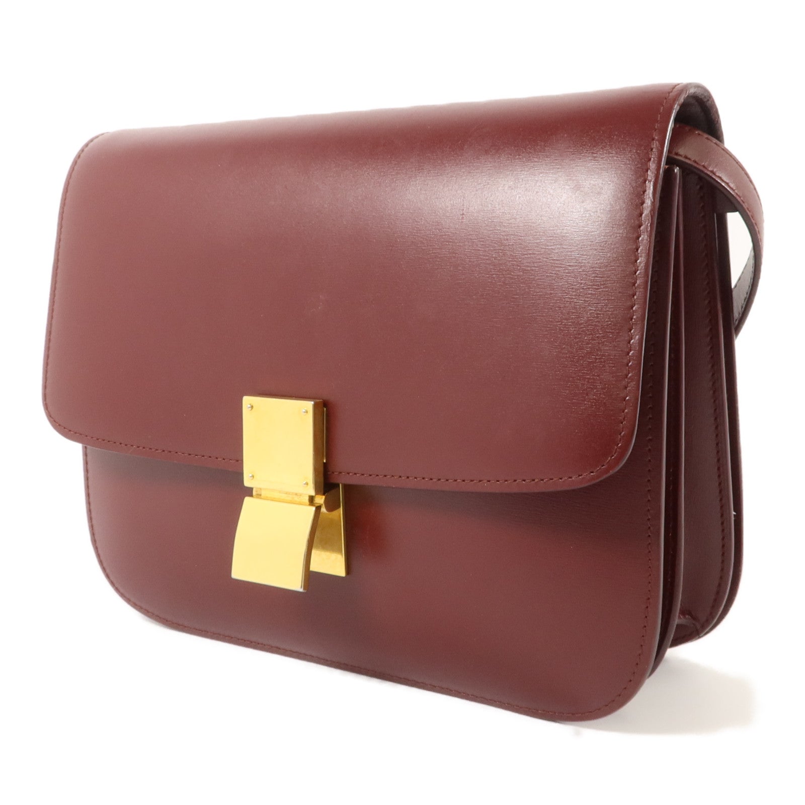 CELINE 牛皮皮革Classic Box Medium肩背袋