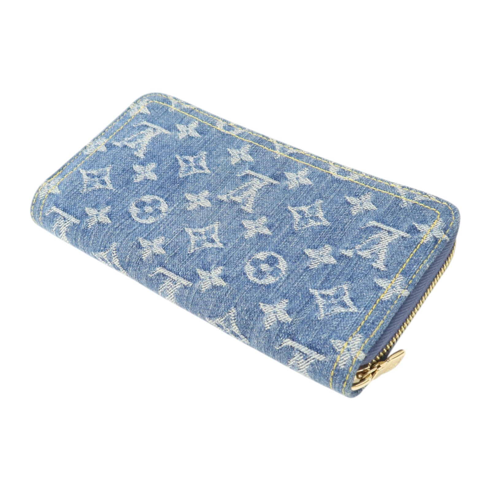 LOUIS VUITTON Monogram Denim/Cherry Takashi Murakami Long Wallet金扣長錢包
