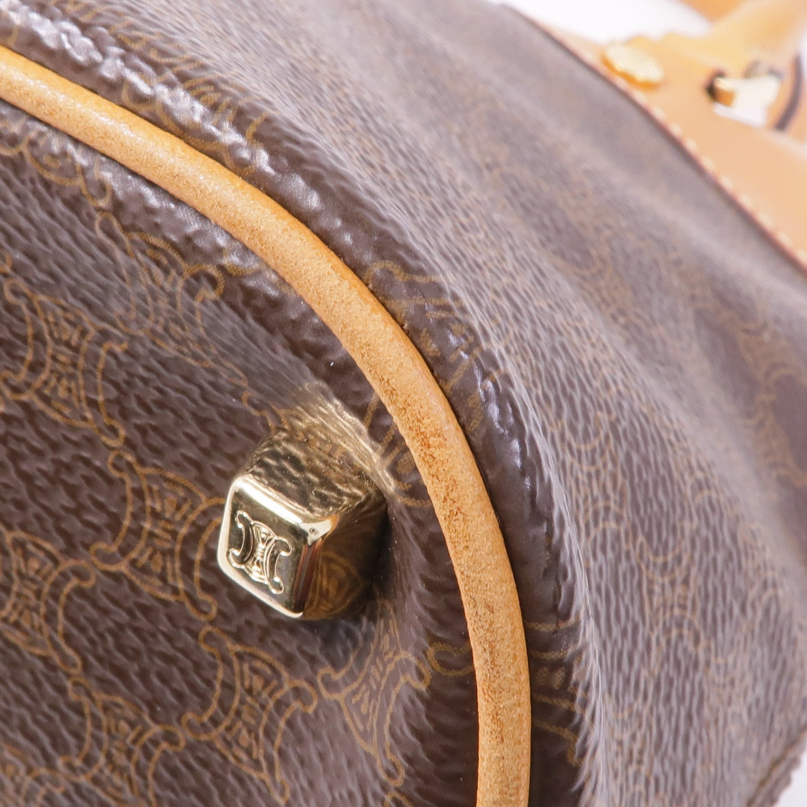 CELINE 帆布Hand Bag金扣手挽袋