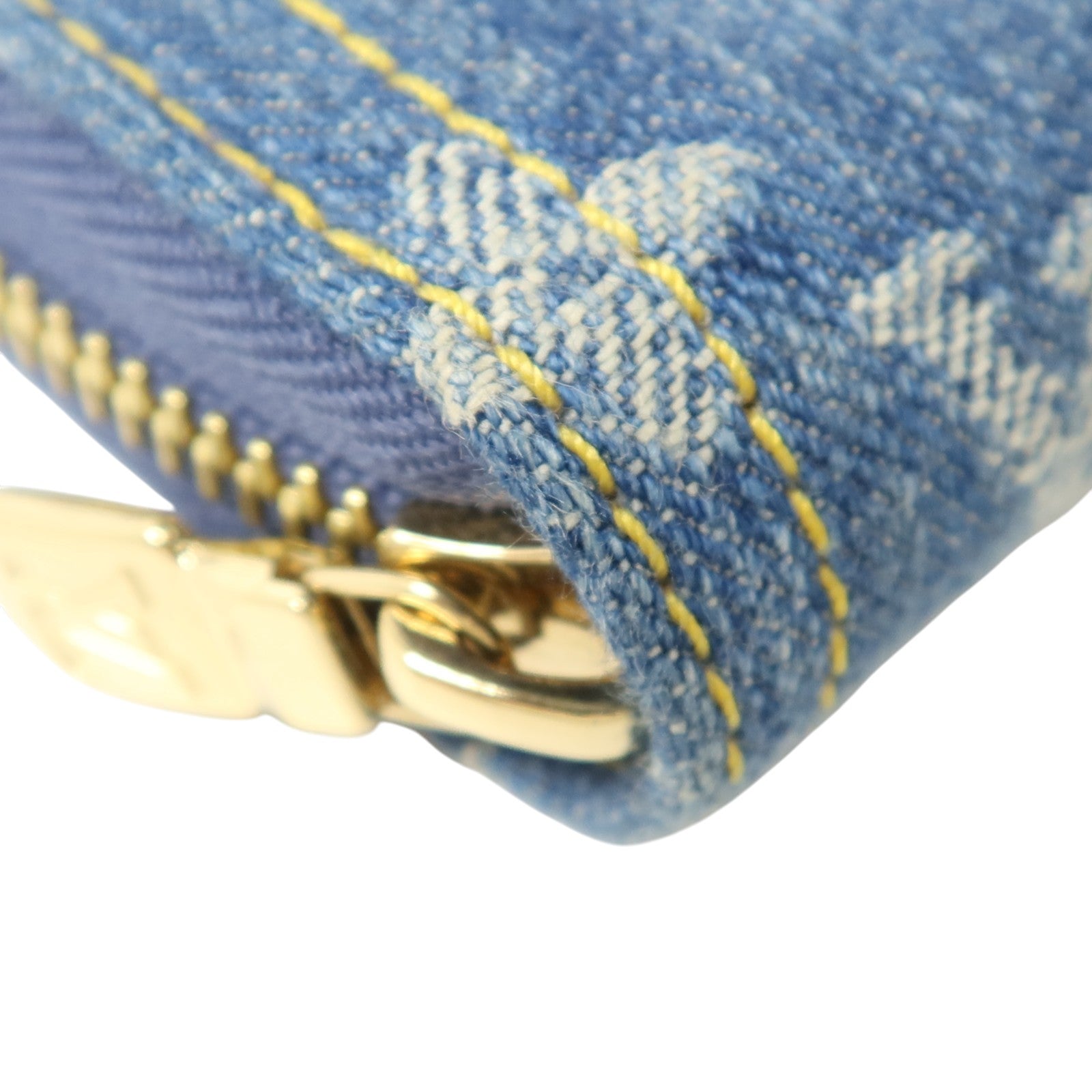 LOUIS VUITTON Monogram Denim/Cherry Takashi Murakami Long Wallet金扣長錢包