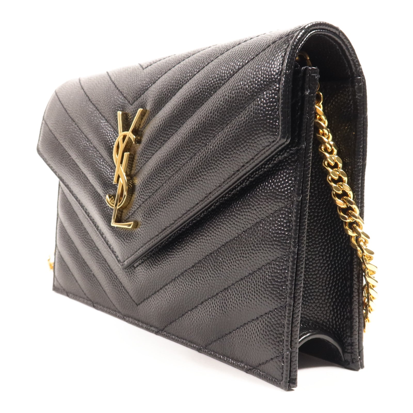 SAINT LAURENT 牛皮皮革Cassandre Bag金扣肩背袋