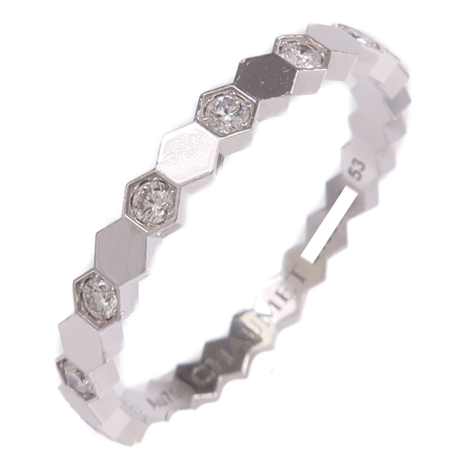 Chaumet 18K白金Bee de Chaumet Ring鑽石戒指
