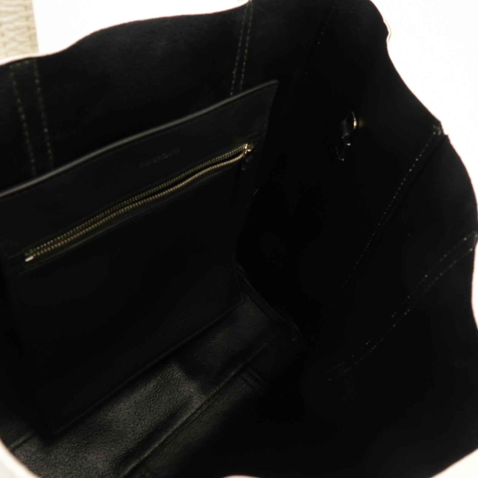 BALENCIAGA 牛皮皮革Everyday銀扣手挽肩背兩用袋白色