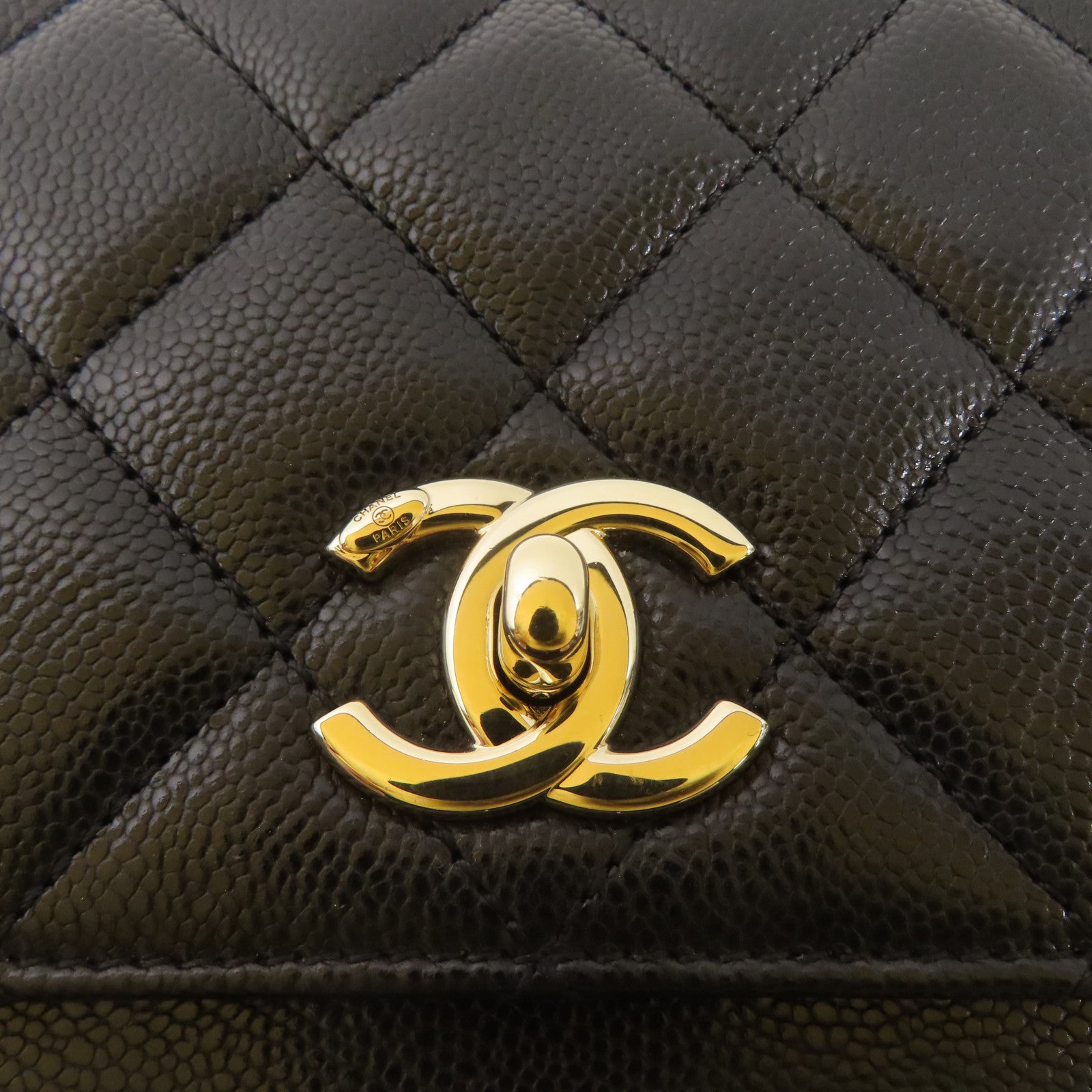 CHANEL 牛皮皮革2 Way Shoulder Bag手挽肩背兩用袋黑色