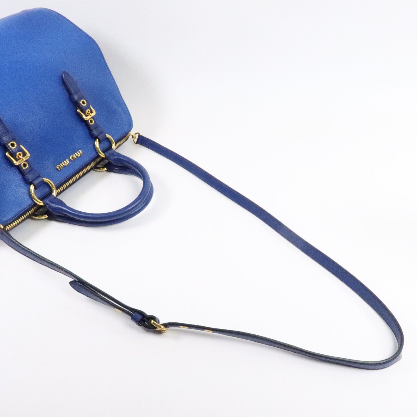 Miu Miu 牛皮皮革2 Way Shoulder Bag手挽肩背兩用袋