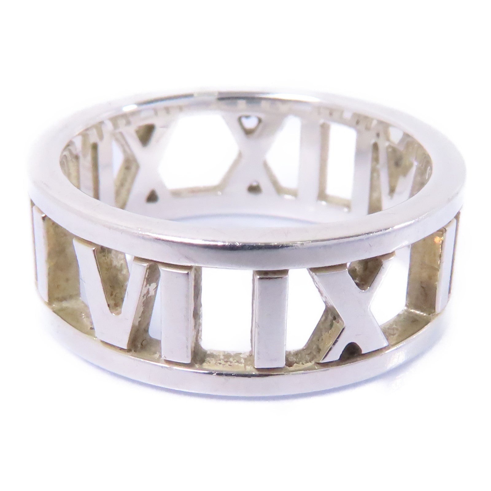 TIFFANY＆CO 925純銀Atlas Ring戒指US#5